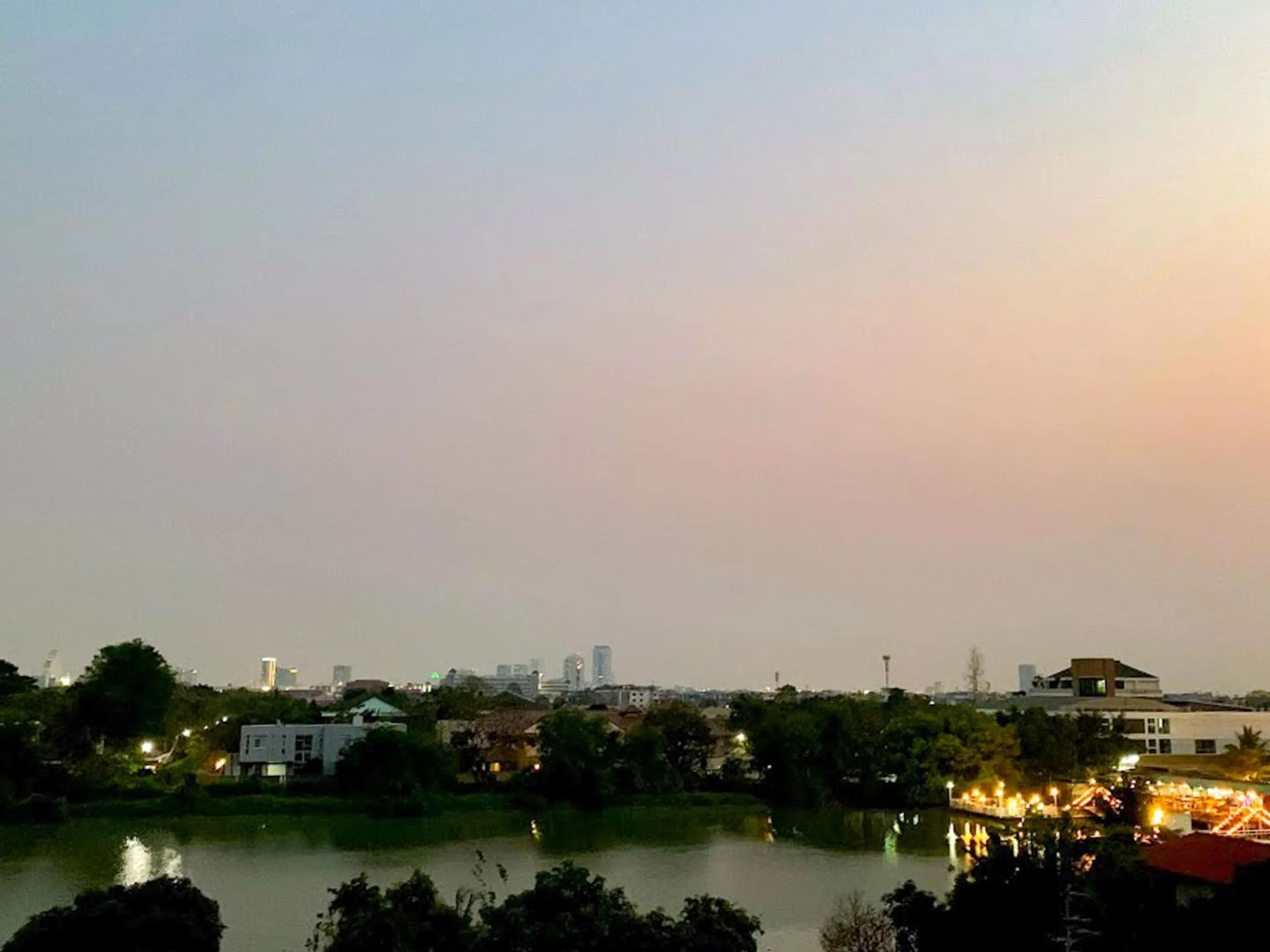 Lake view in Delighted Bangkok Hotel