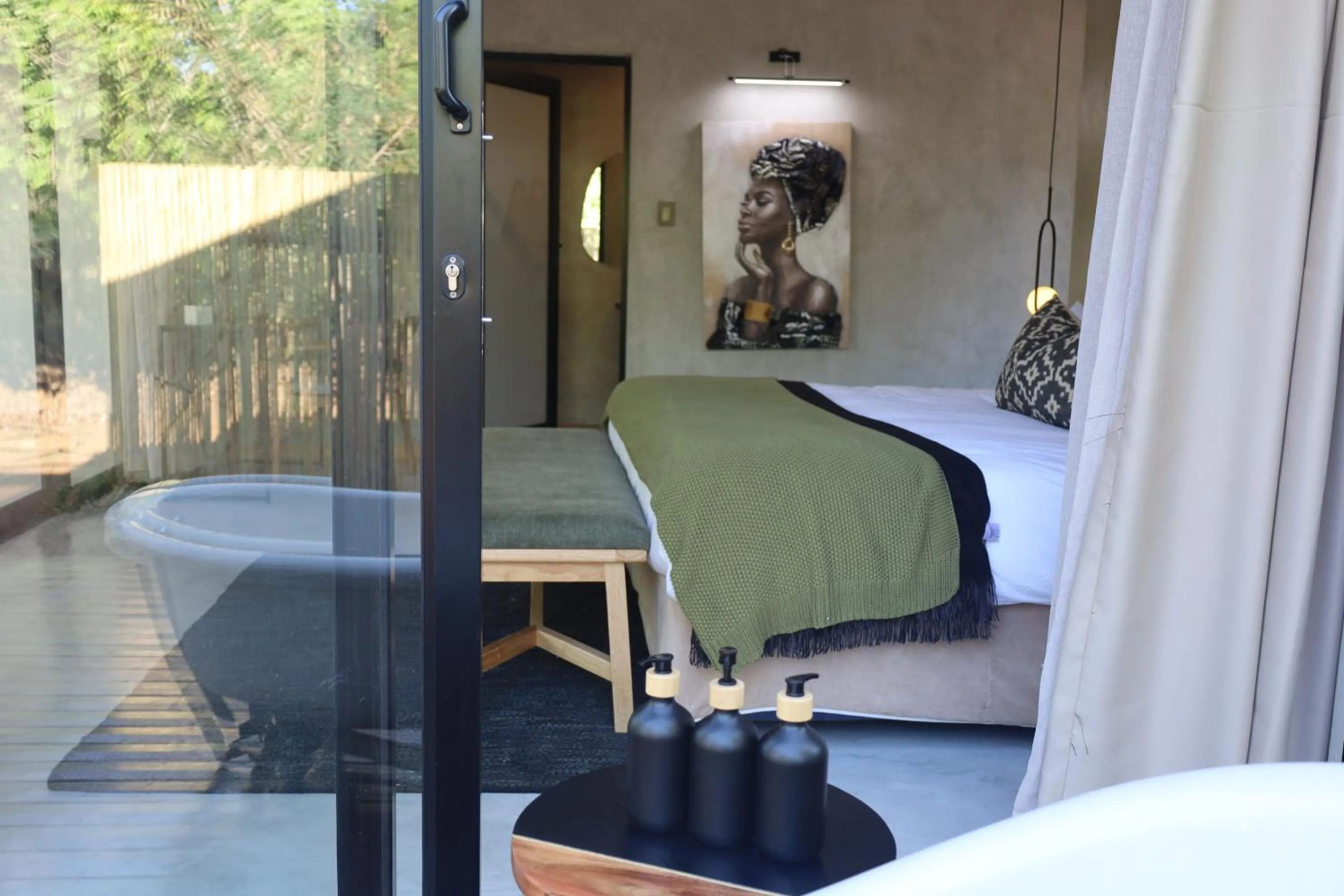 Open Air Bath, Bed in Together Lifestyle Resort