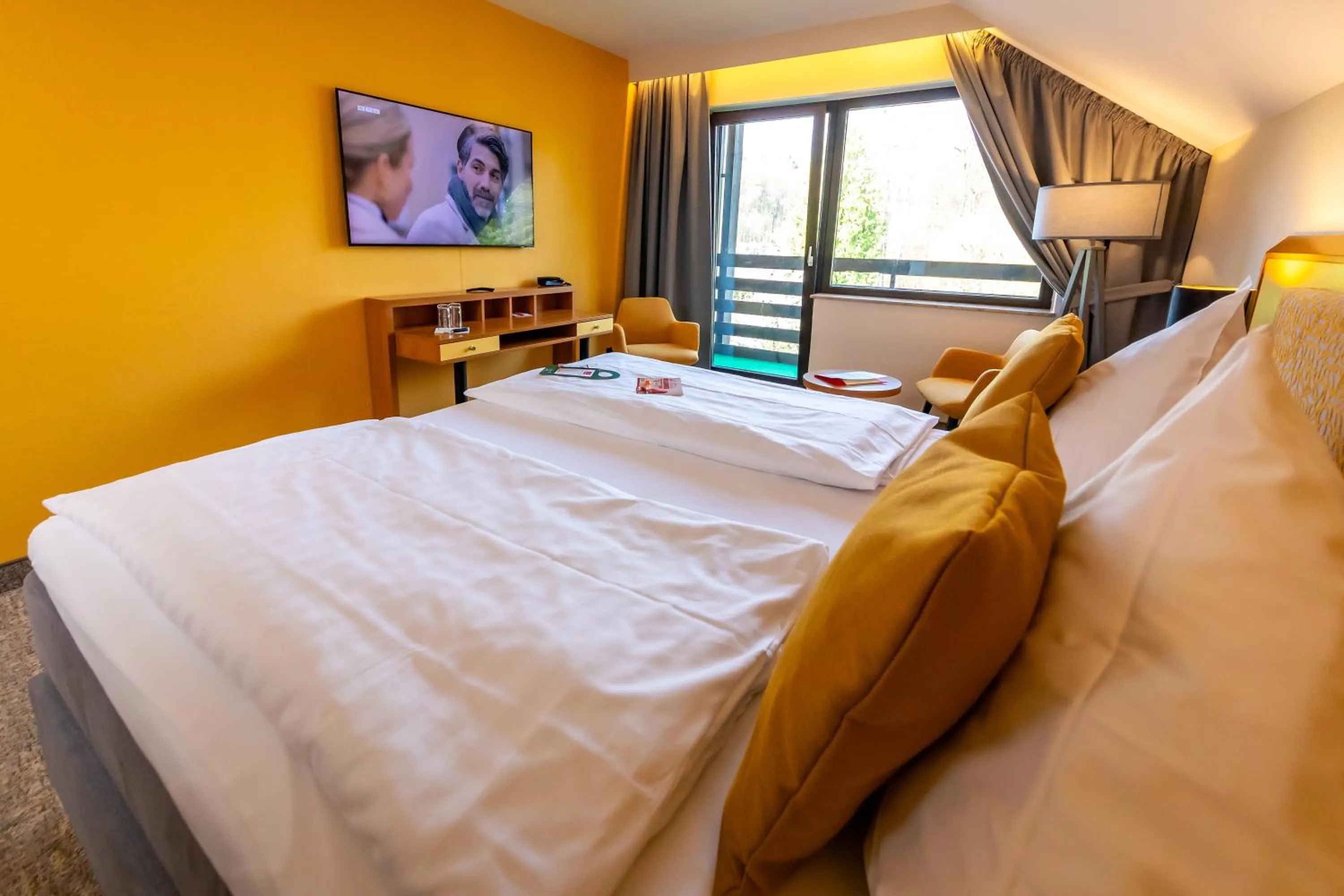 Photo of the whole room, Bed in Wohlfühlhotel DER JÄGERHOF