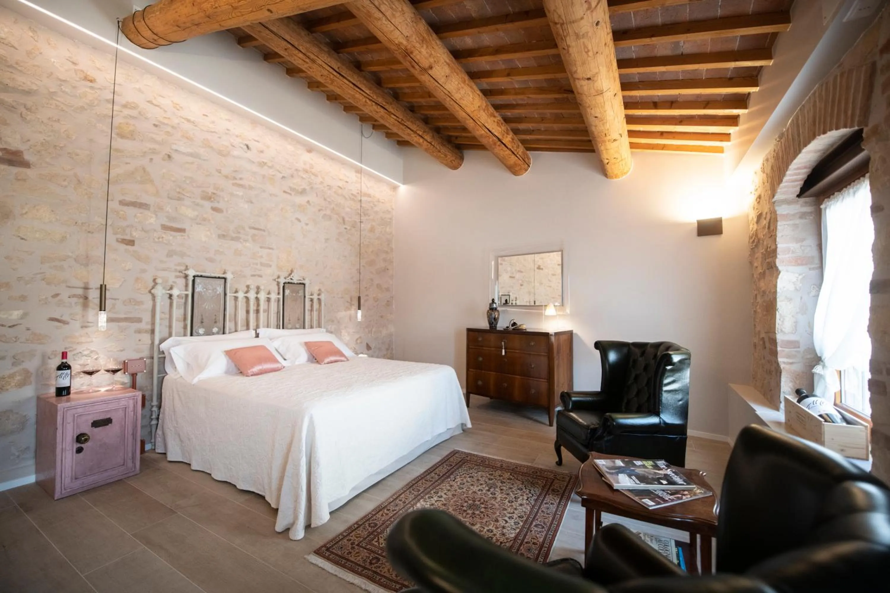 Bed in Magari Estates Boutique Hotel