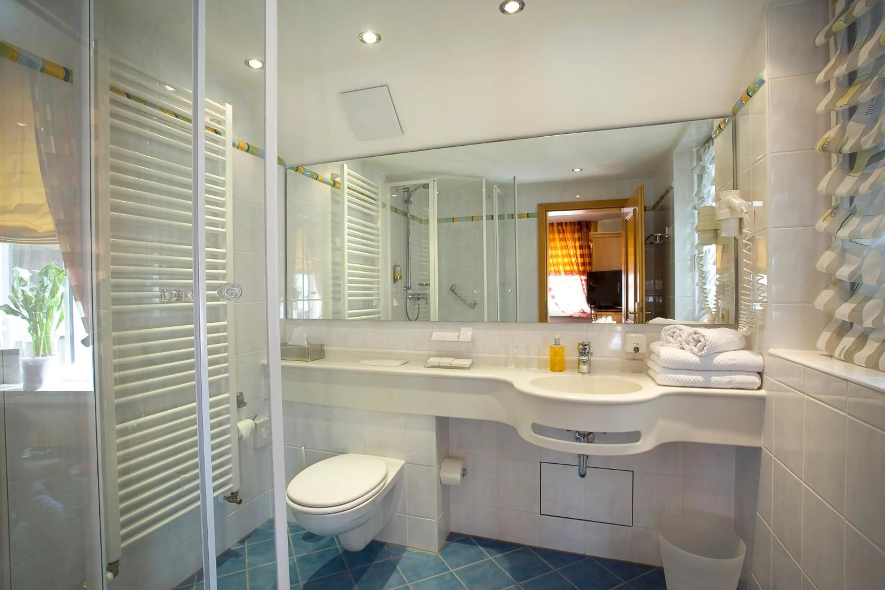 Bathroom in Hotel Traube nähe Messe Stuttgart