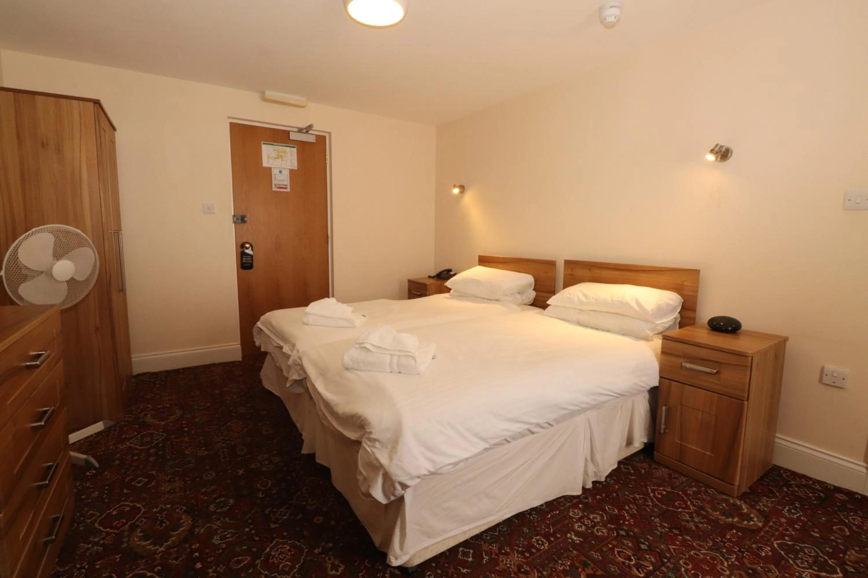 Bed in Daish's Hotel