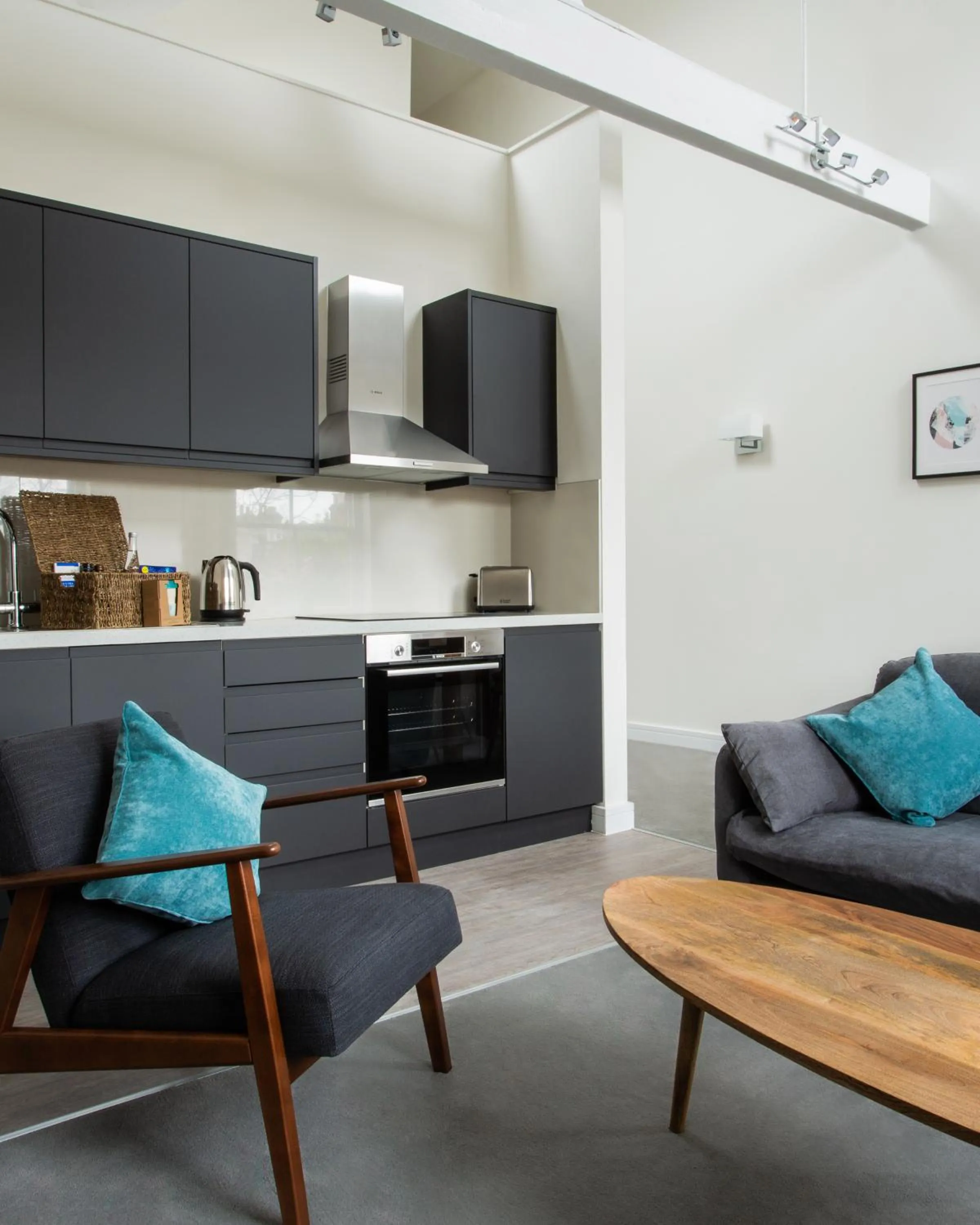 Kitchen or kitchenette in Queens Park by Viridian Apartments