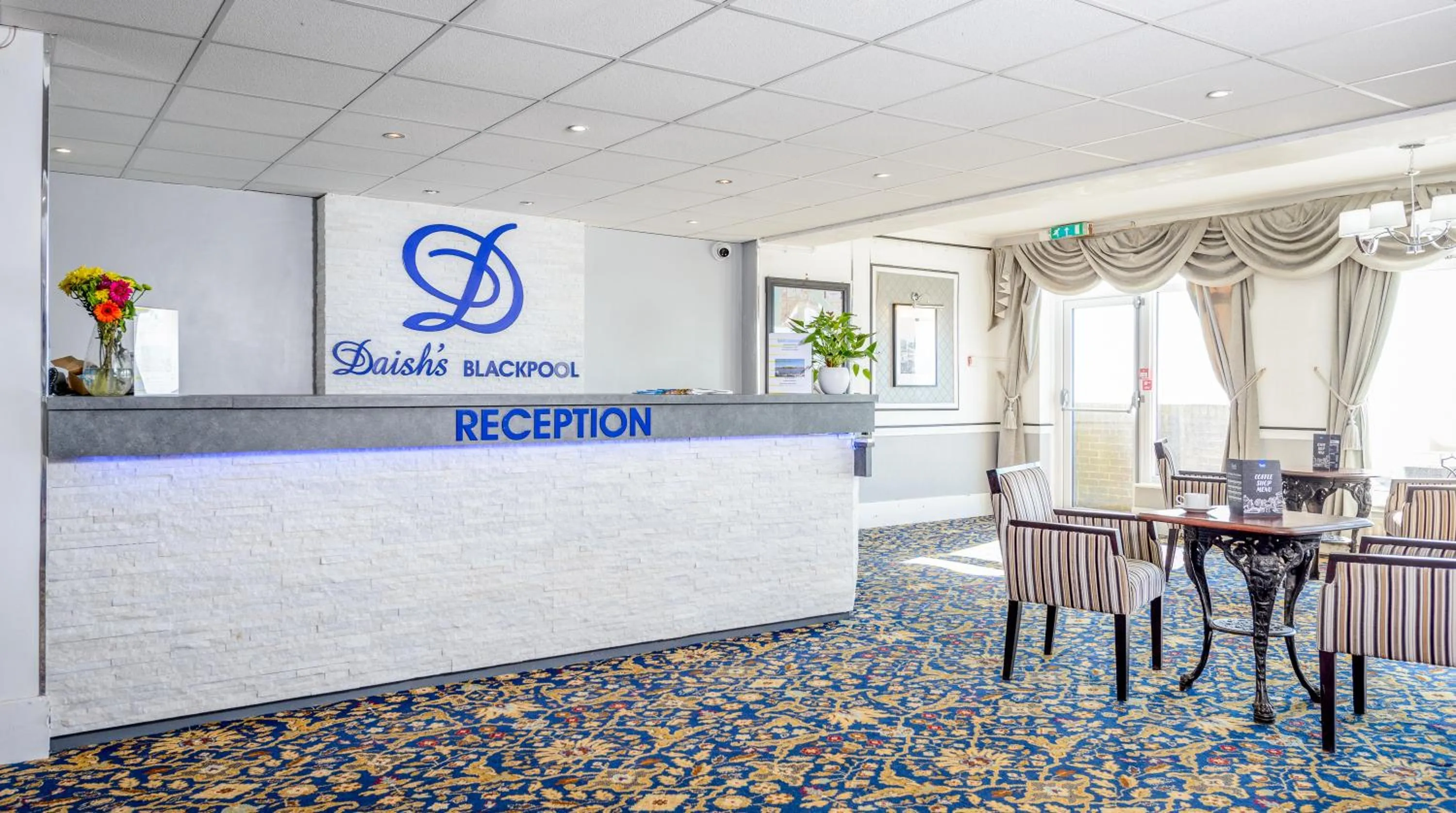 Lobby or reception in Hotel Santa Maria - formerly Daishs Blackpool