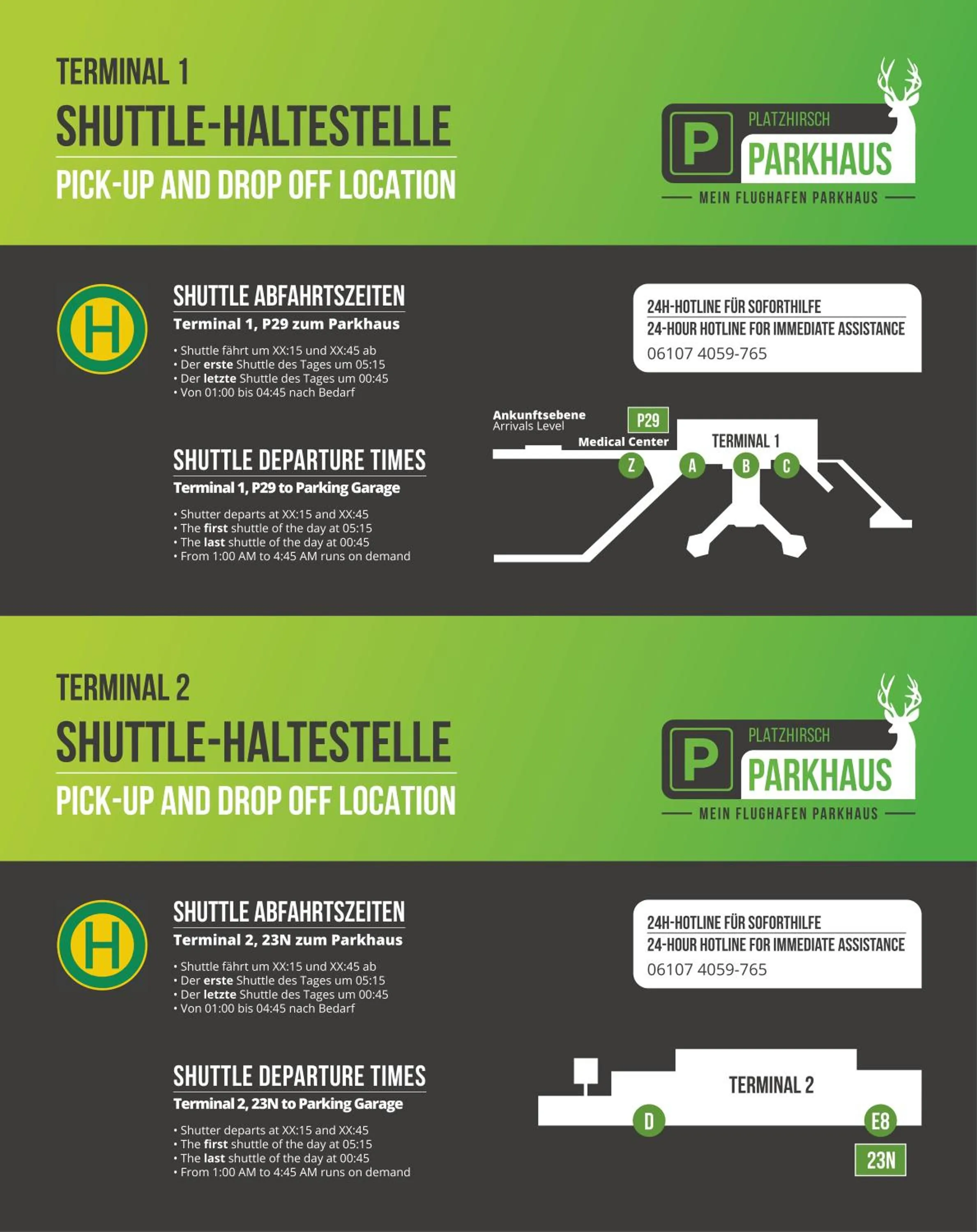 shuttle in Platzhirsch Living