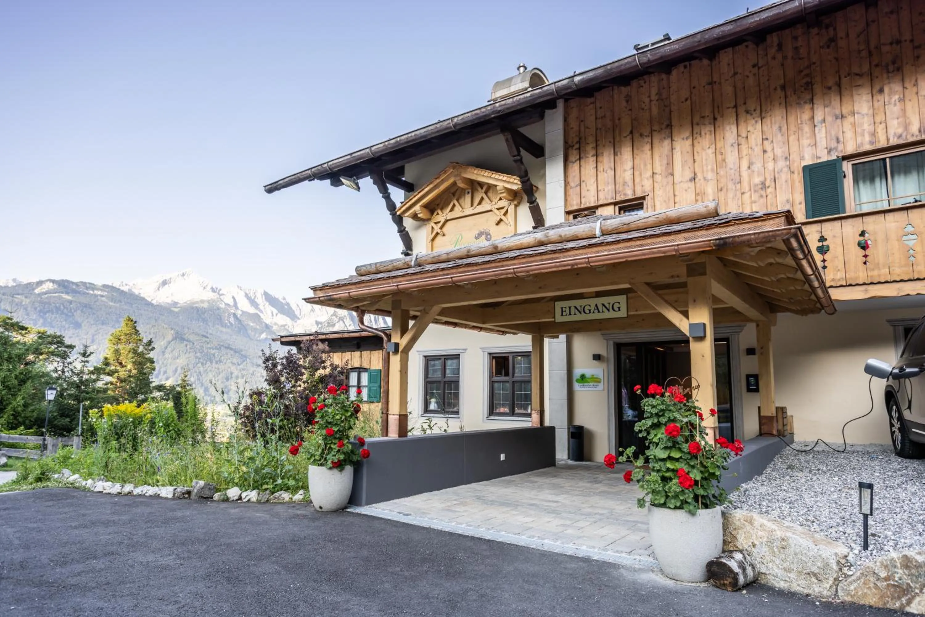 Property building in Landkomforthotel Panorama & Restaurant Bella Vista