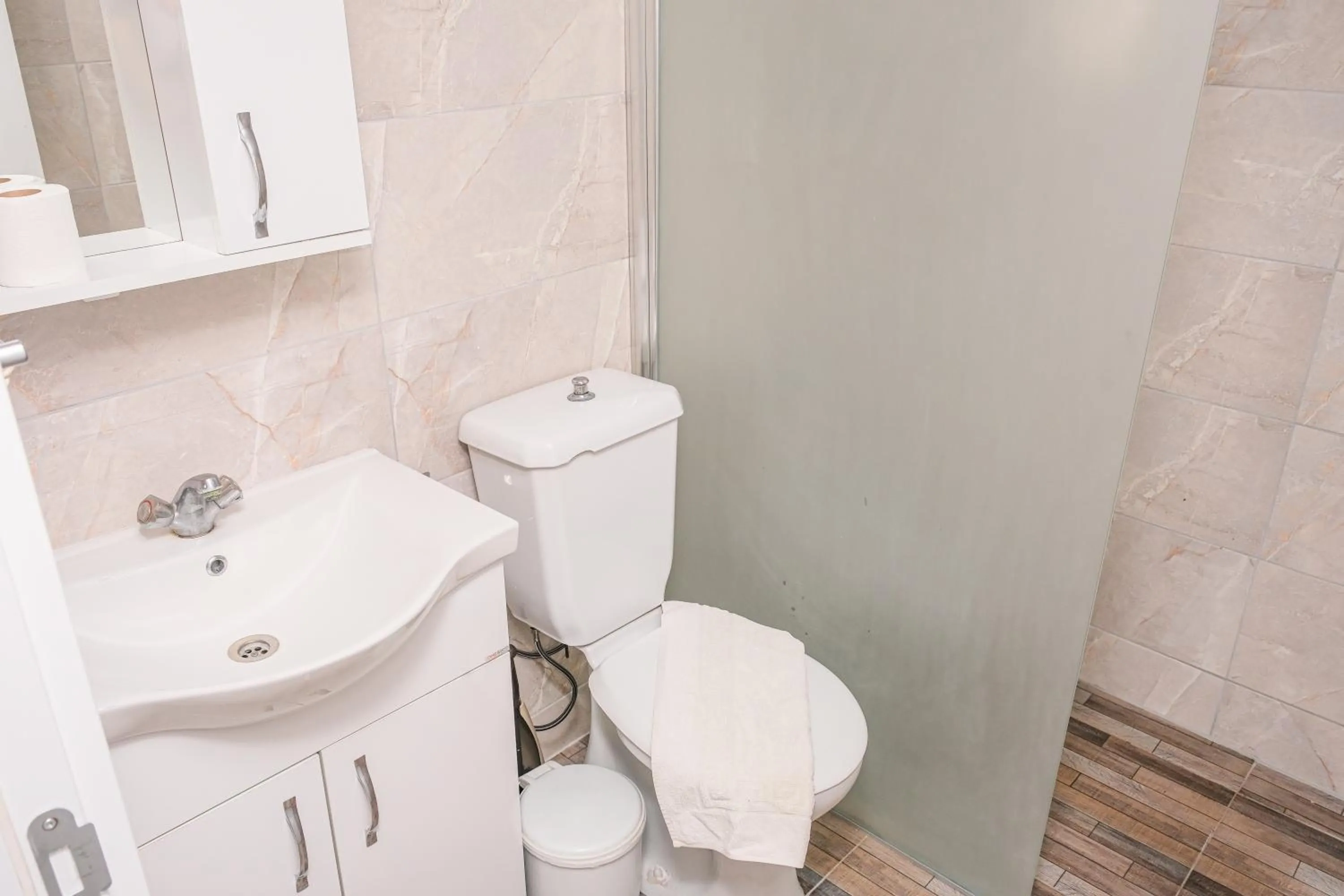 Bathroom in ÖZCEM APART HOTEL FETHİYE