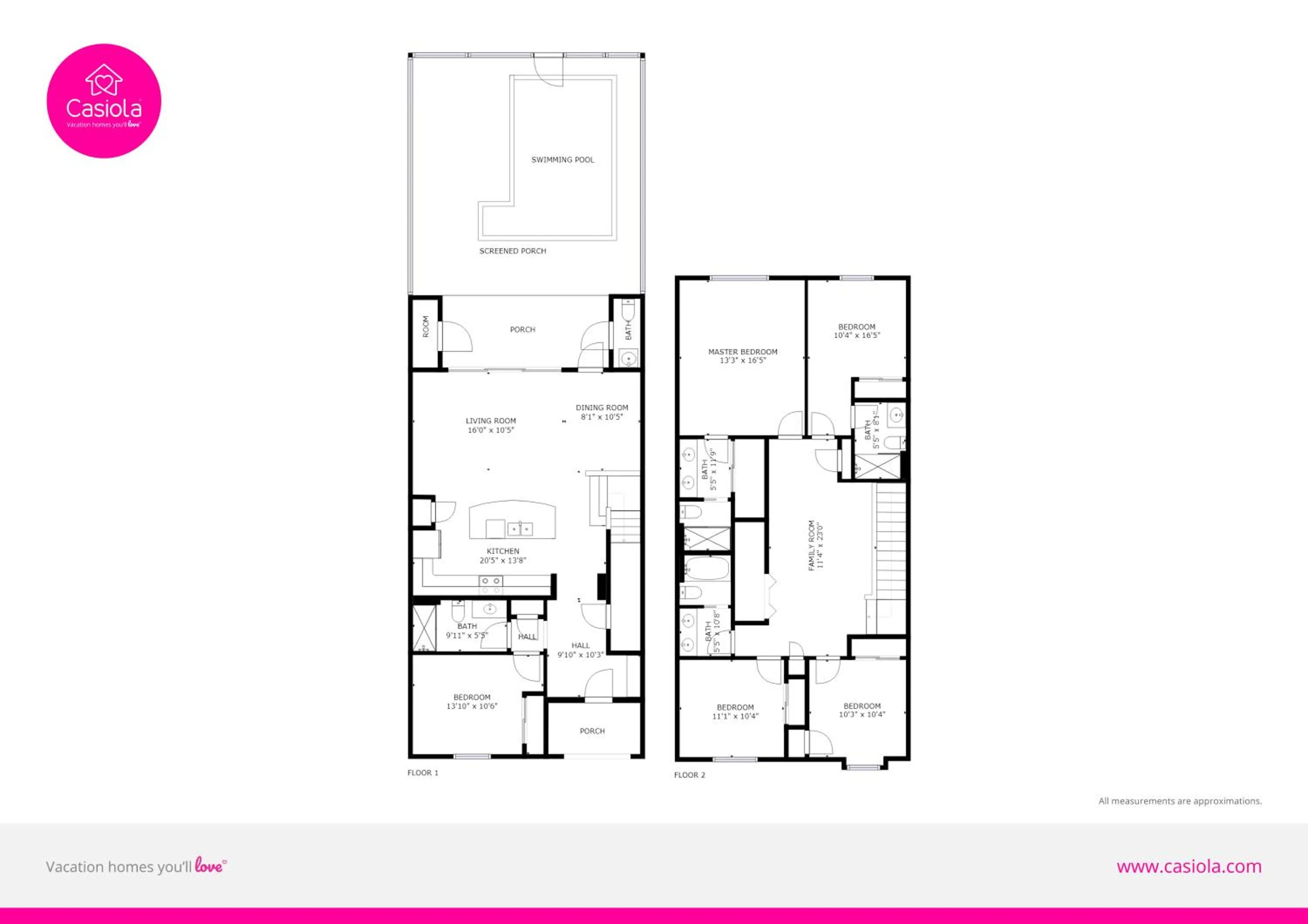 Beautiful Townhome wPrivate Pool 7 mi to Disney