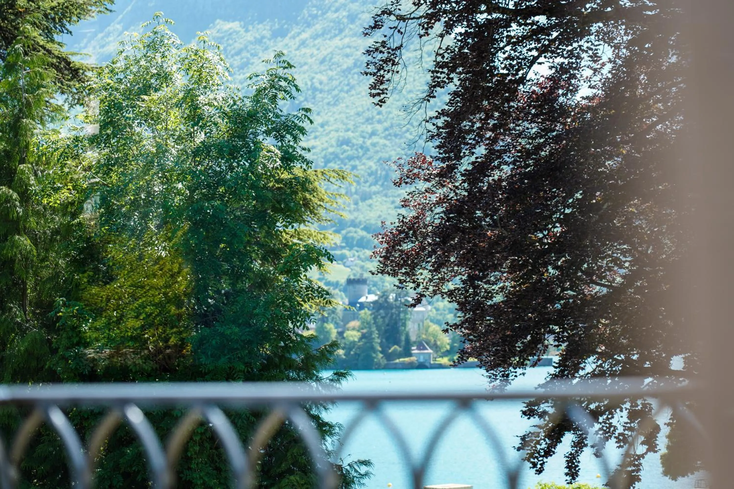 Lake view in Hôtel Le Mouton Bleu