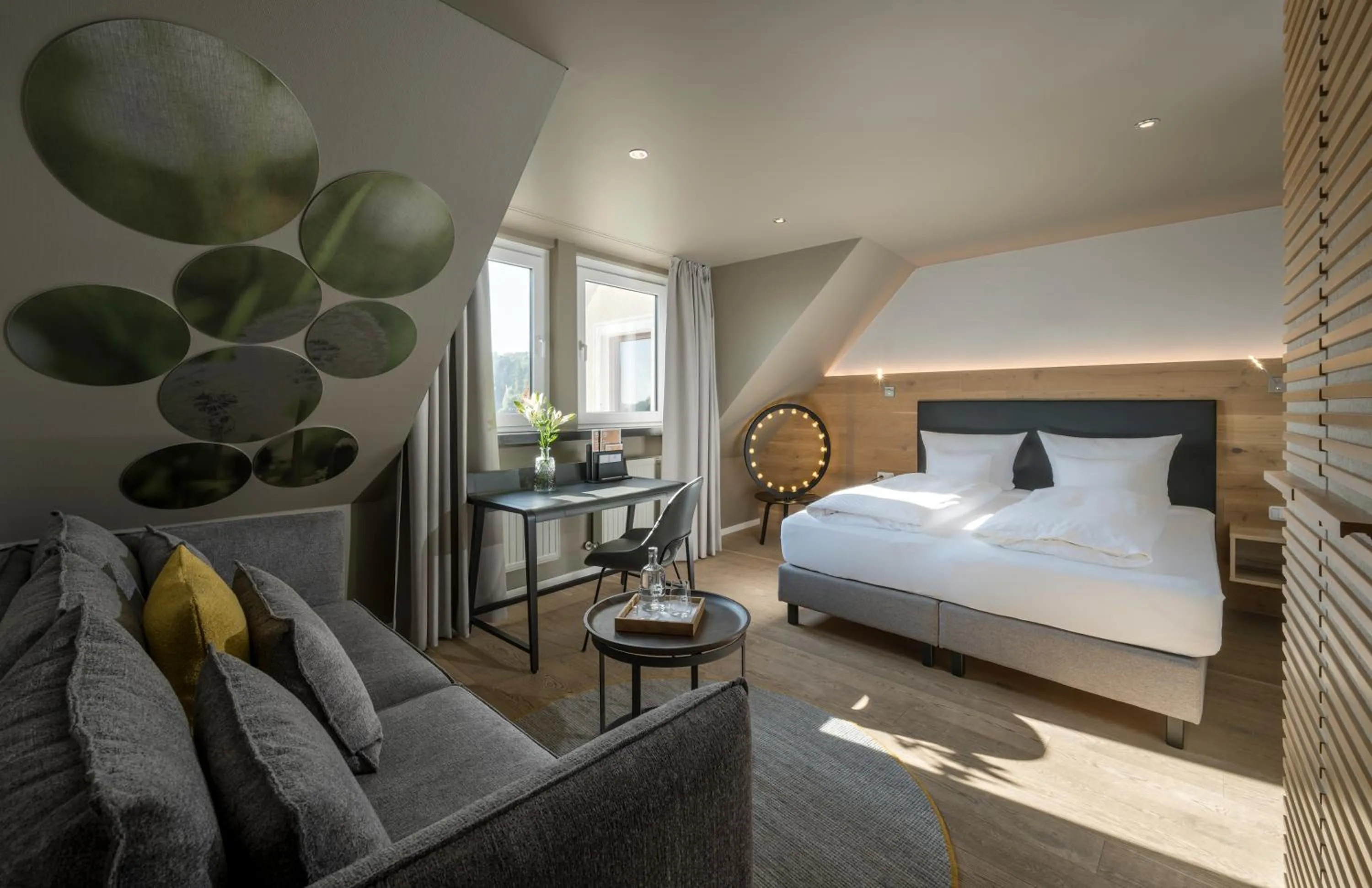 Bed in Landhotel Weißes Roß