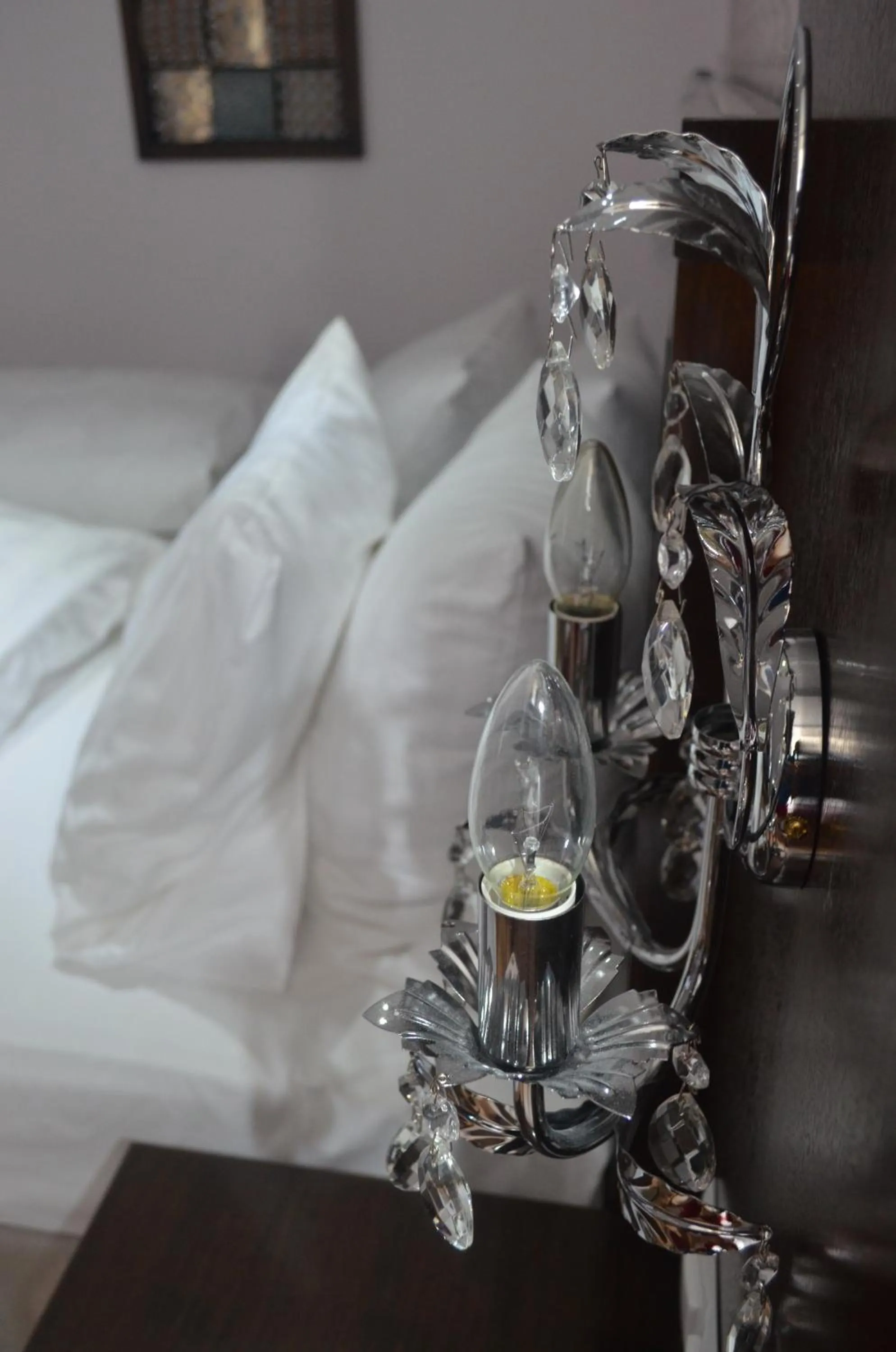 Decorative detail, Bed in Hotel Graupner