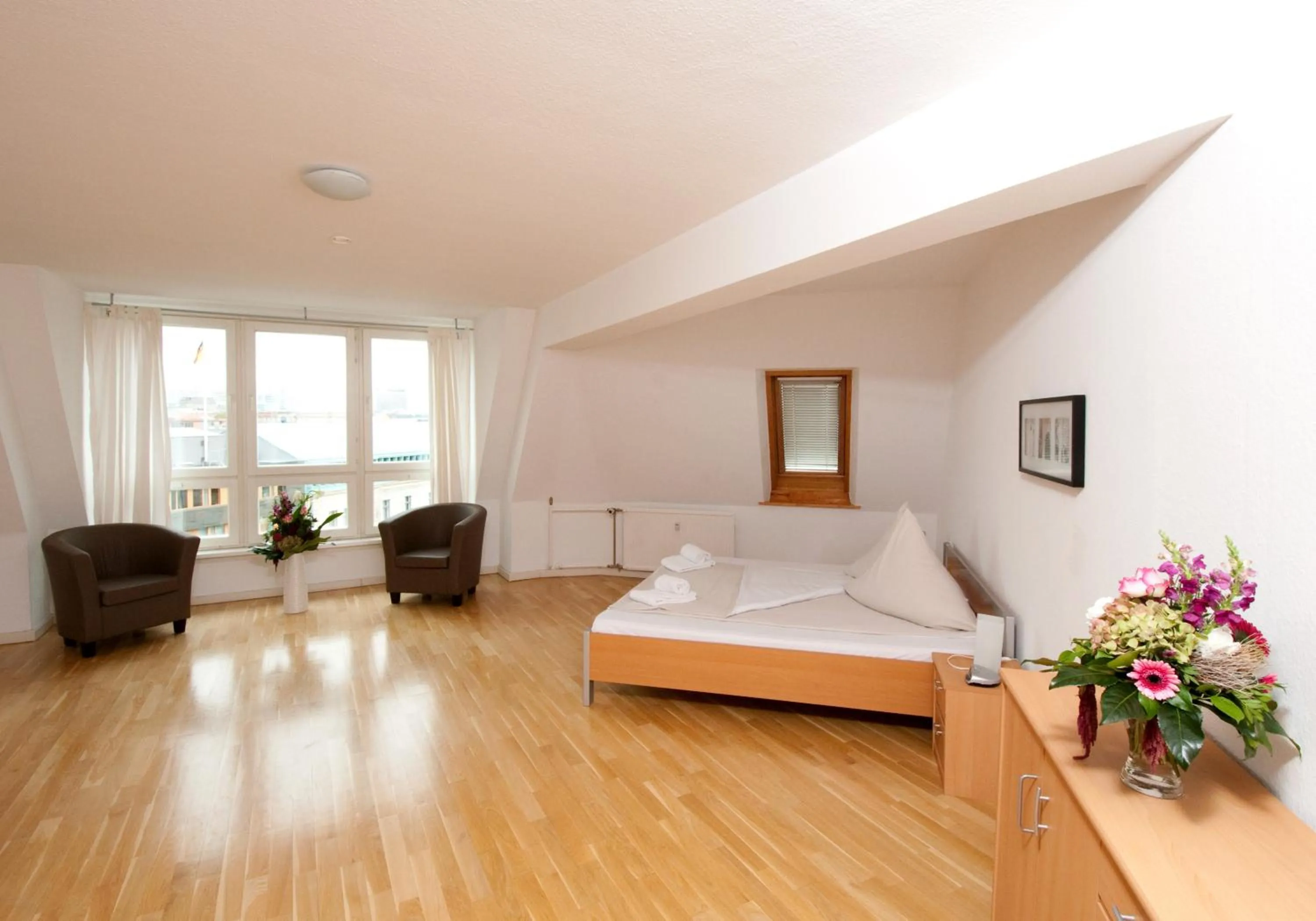 View (from property/room), Bed in Apartments am Brandenburger Tor