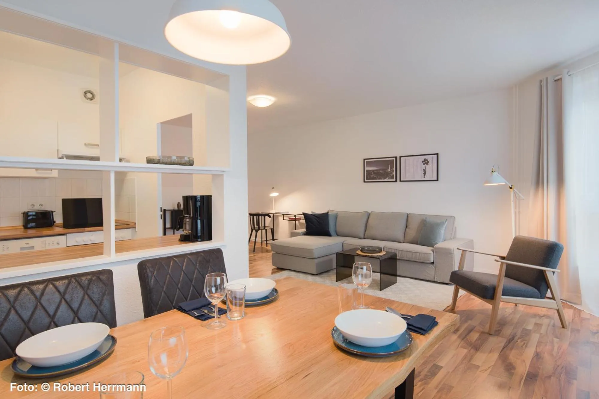 Living room in Apartments am Brandenburger Tor