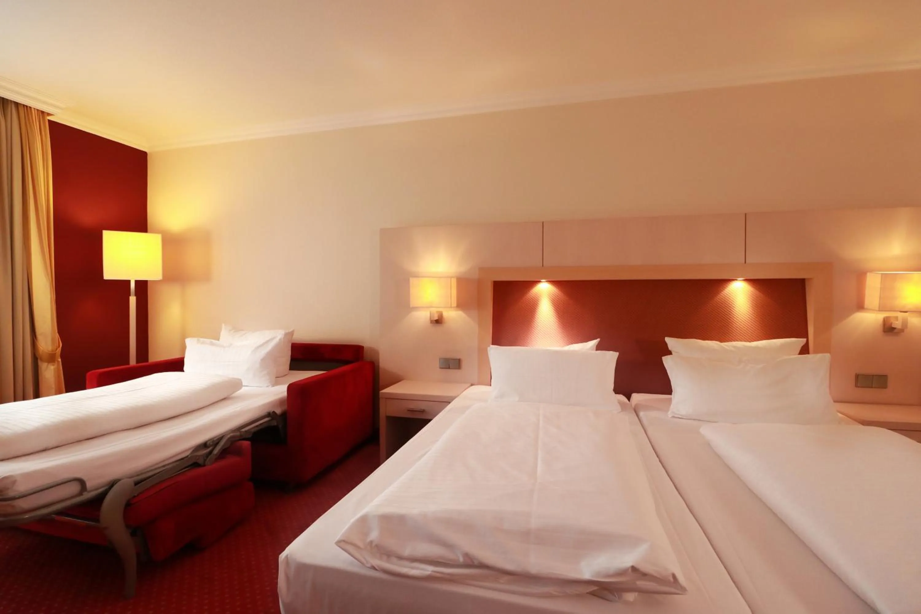 Bed in Hotel Haverkamp