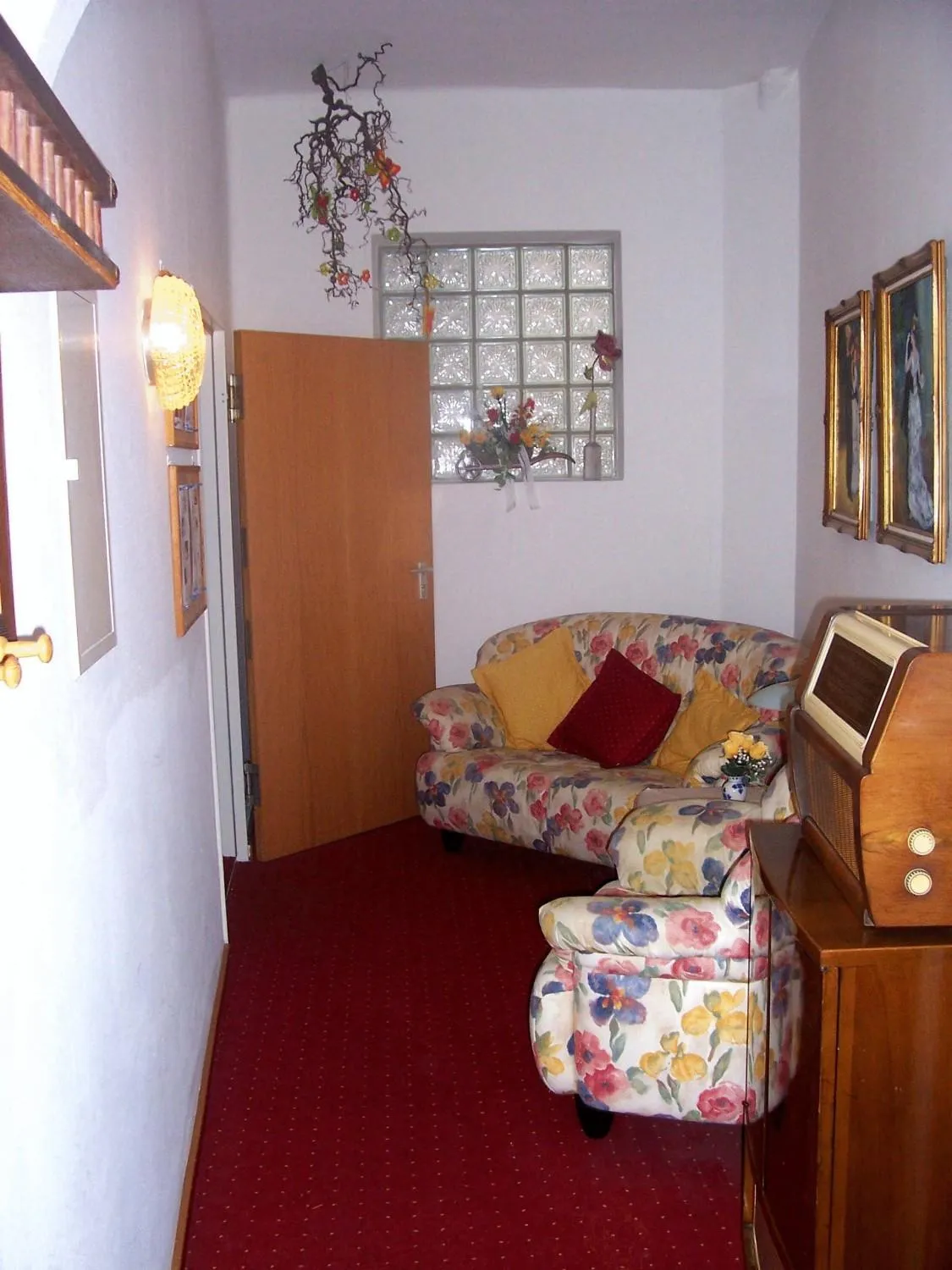 Seating area in Hotel Krone