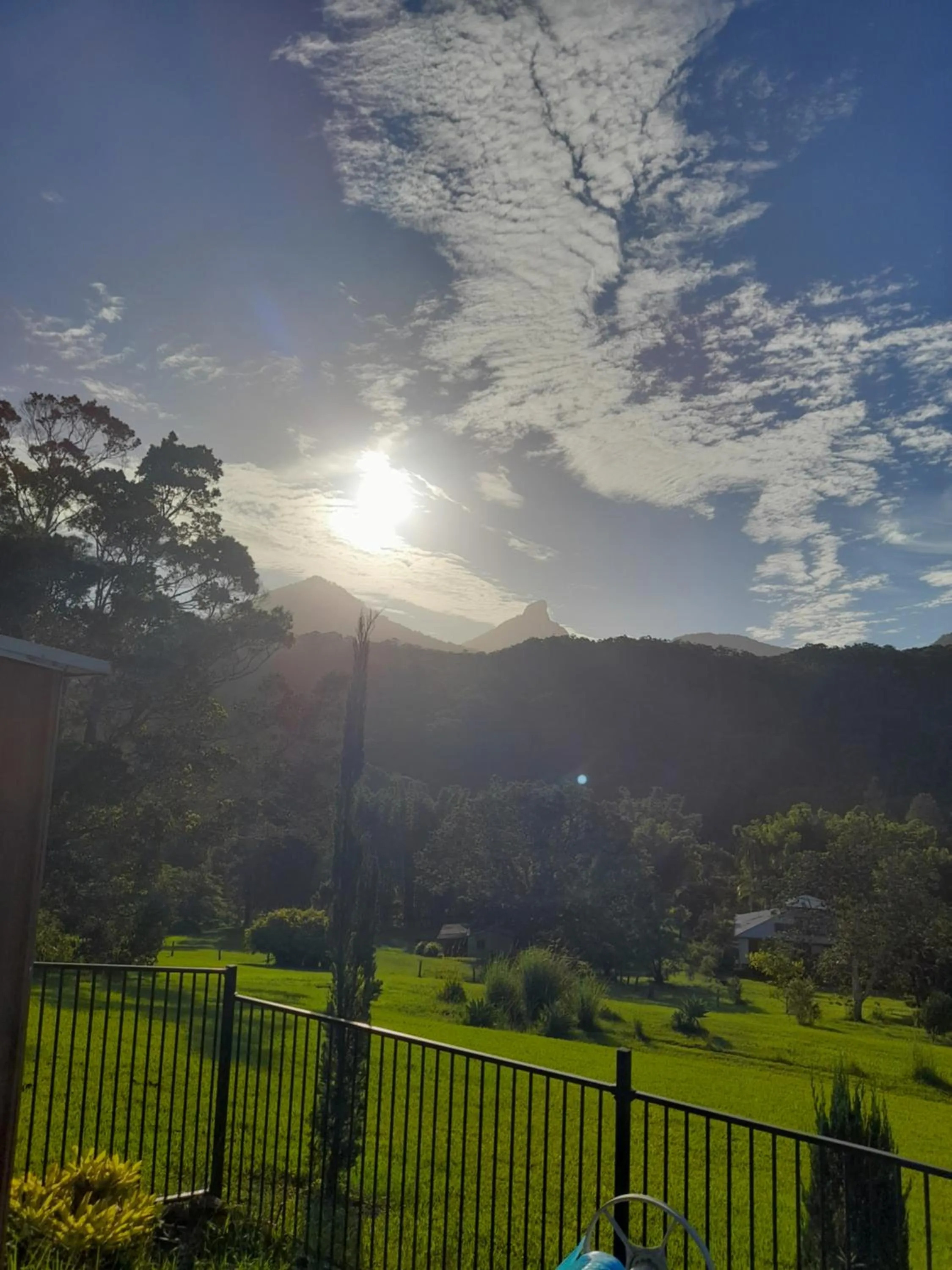 Mountain view in A view of Mount Warning