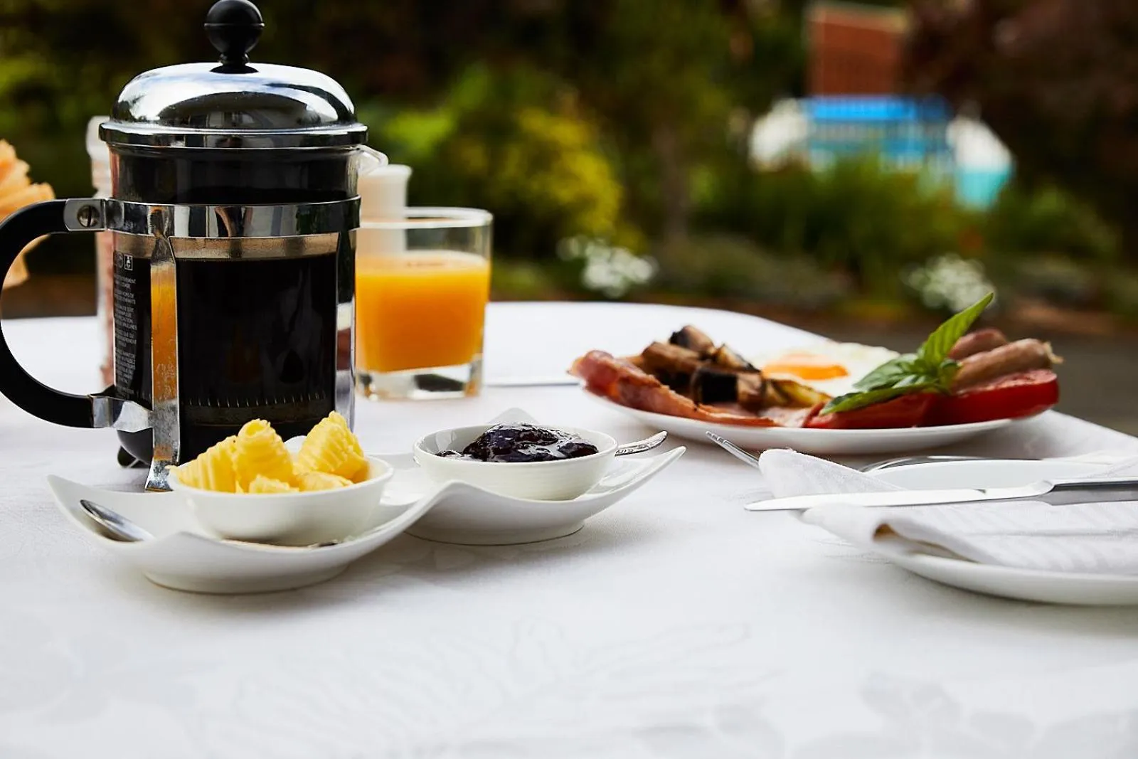Breakfast in A view of Mount Warning