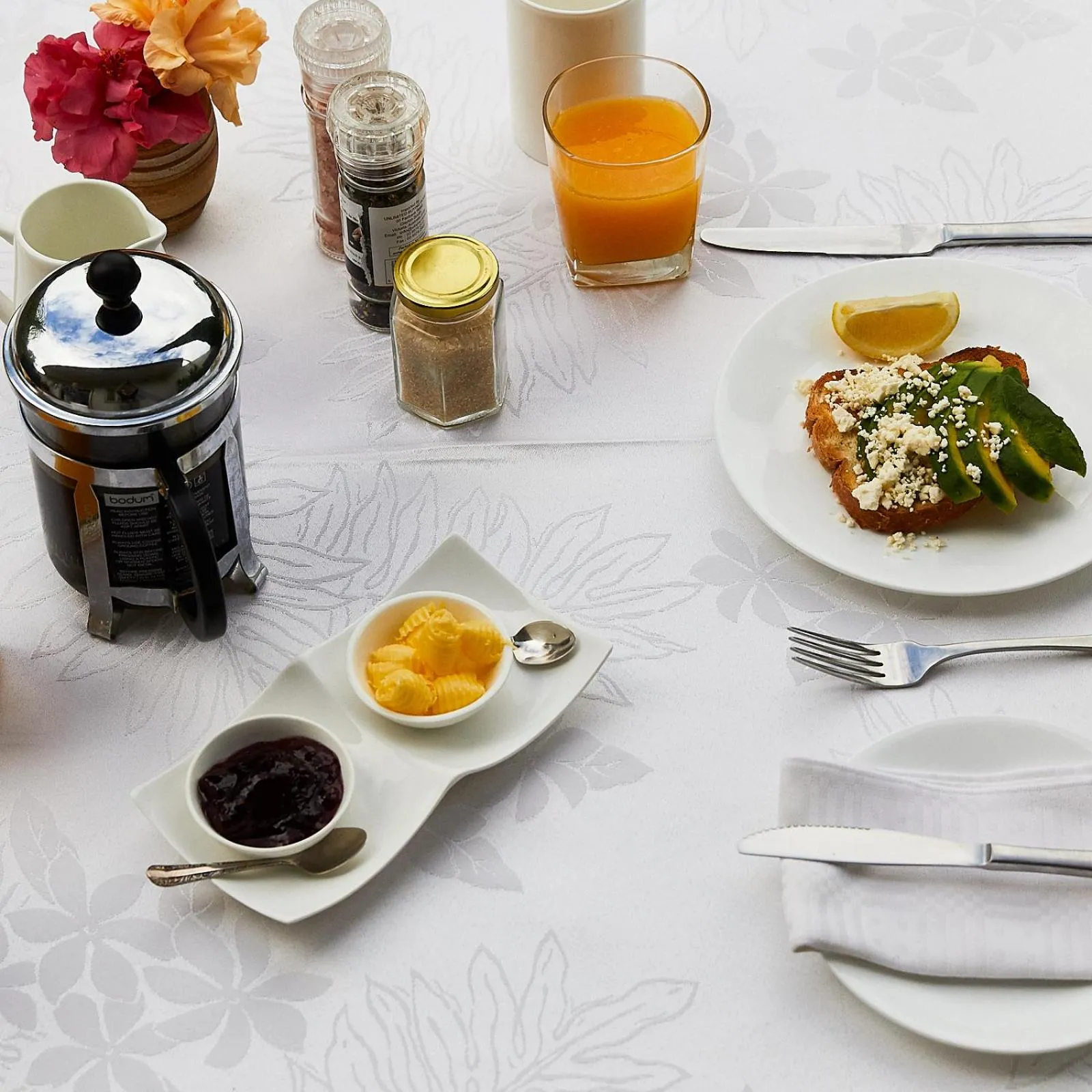 Breakfast in A view of Mount Warning