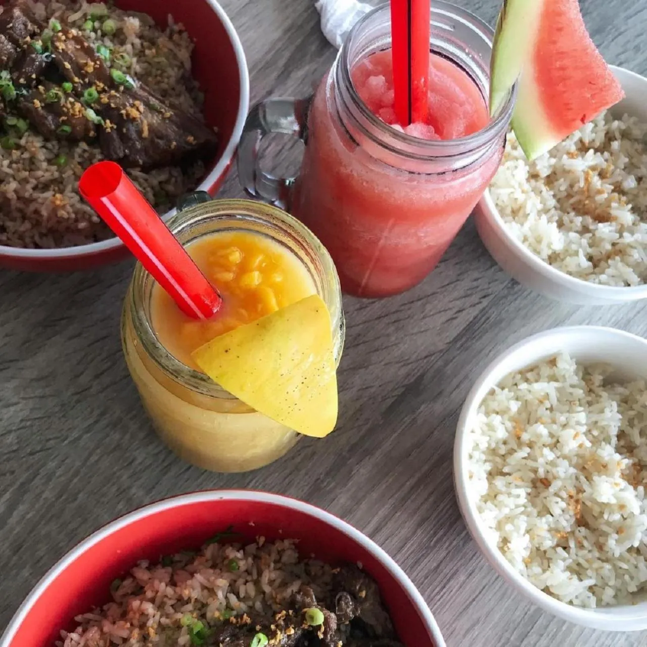 Food and drinks in Tuburan Cove Beach Resort