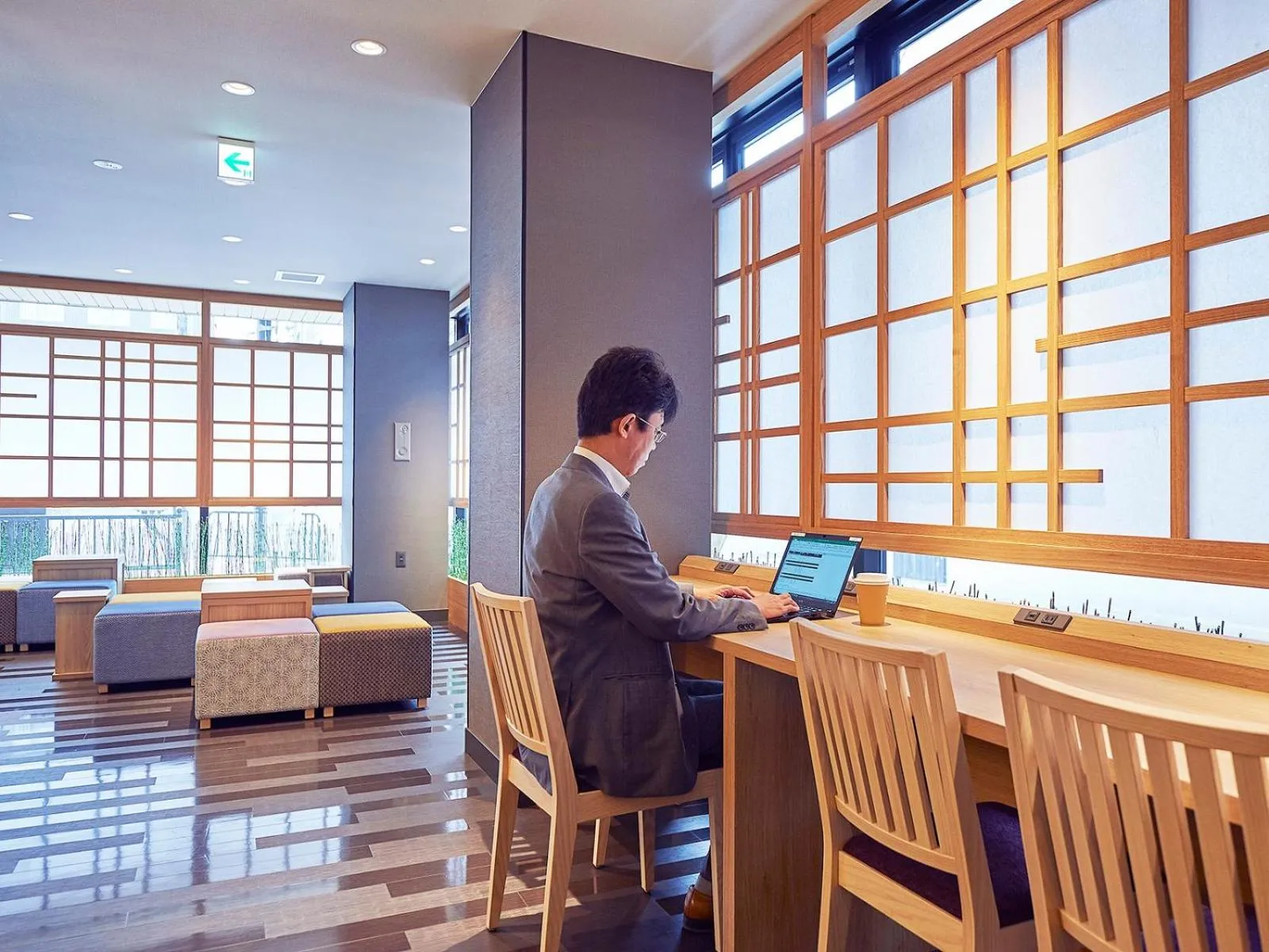 Lobby or reception in THE POCKET HOTEL Kyoto Karasuma Gojo