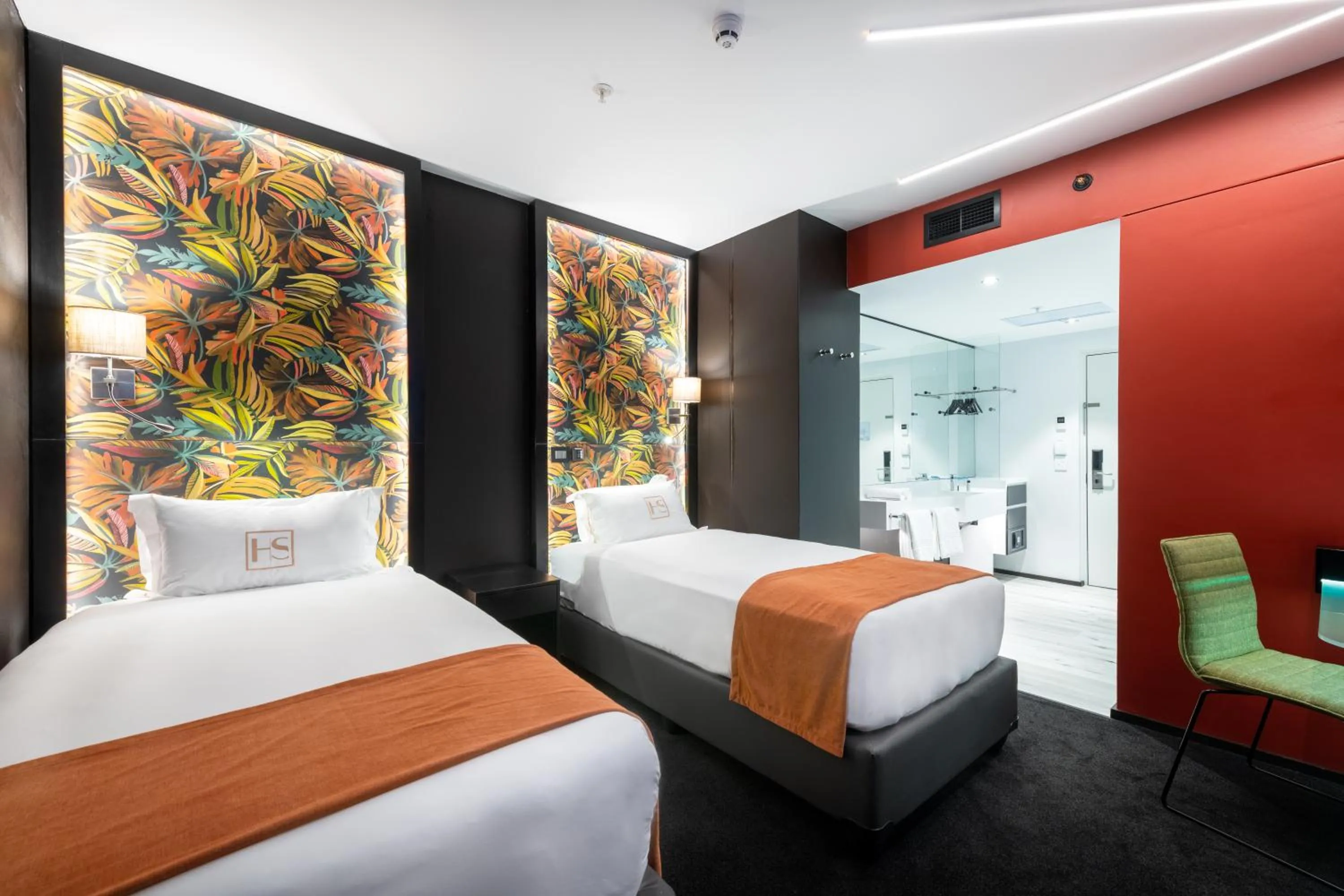 Bed in Hotel Sky Sandton