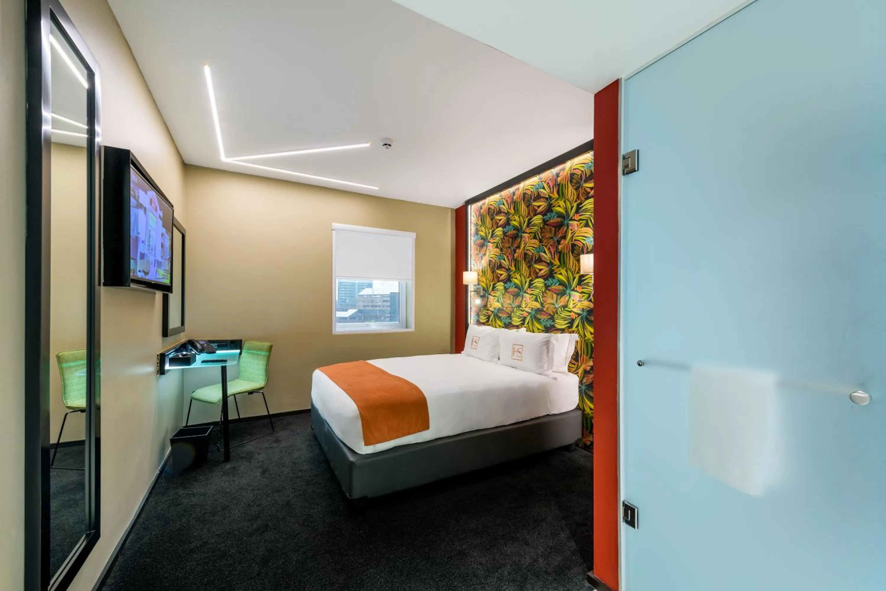 Bed in Hotel Sky Sandton