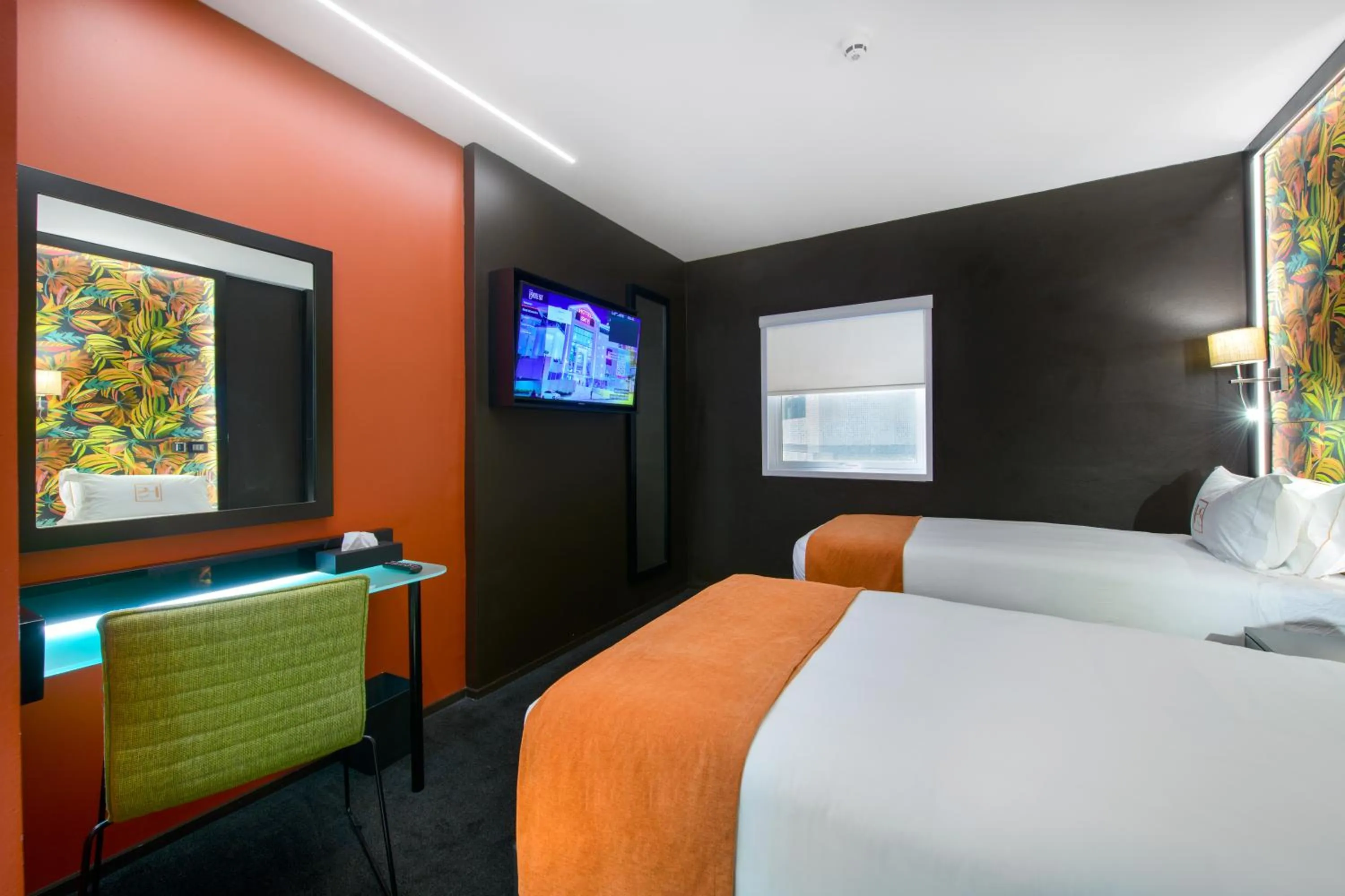 Bed in Hotel Sky Sandton