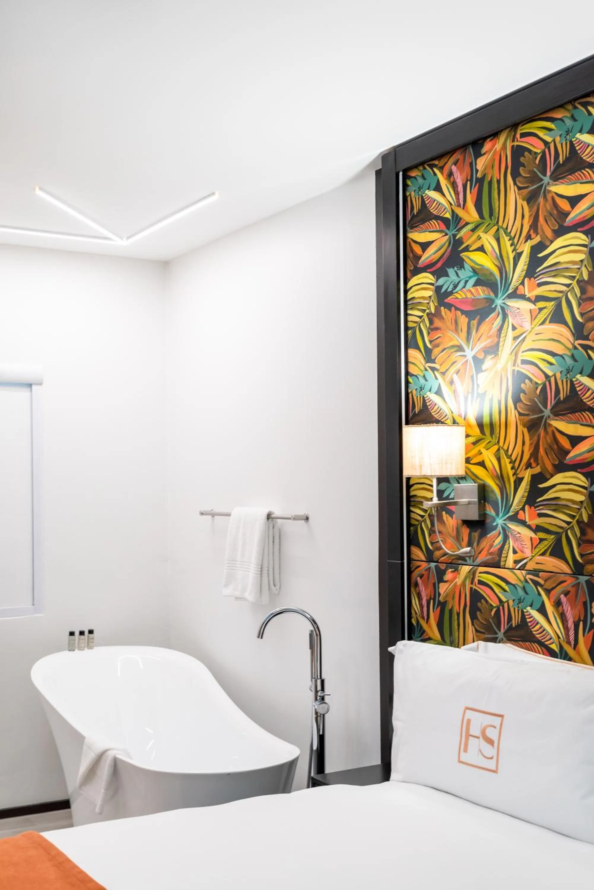 Bed in Hotel Sky Sandton