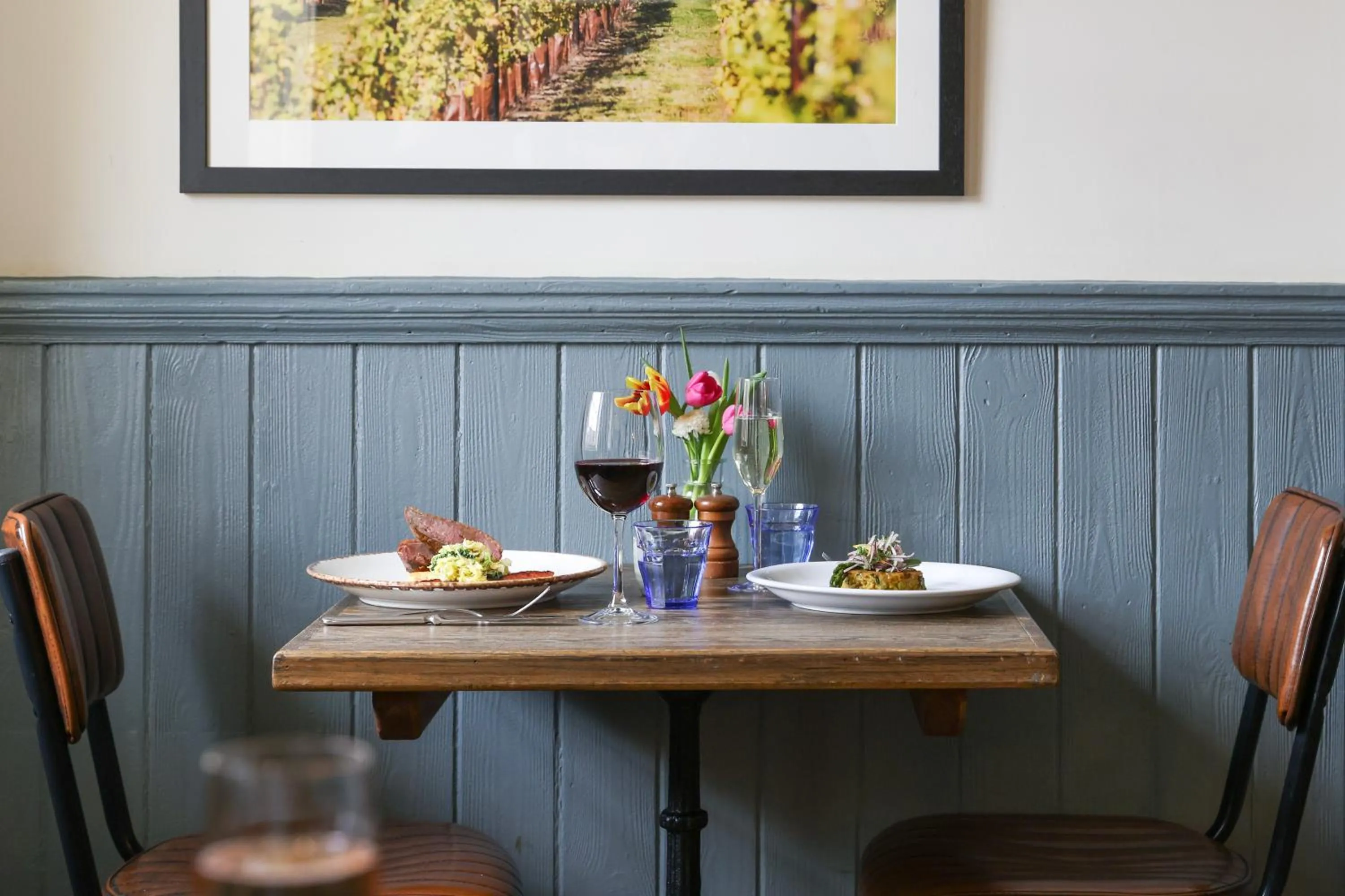 Food and drinks in The Swan at Forest Row