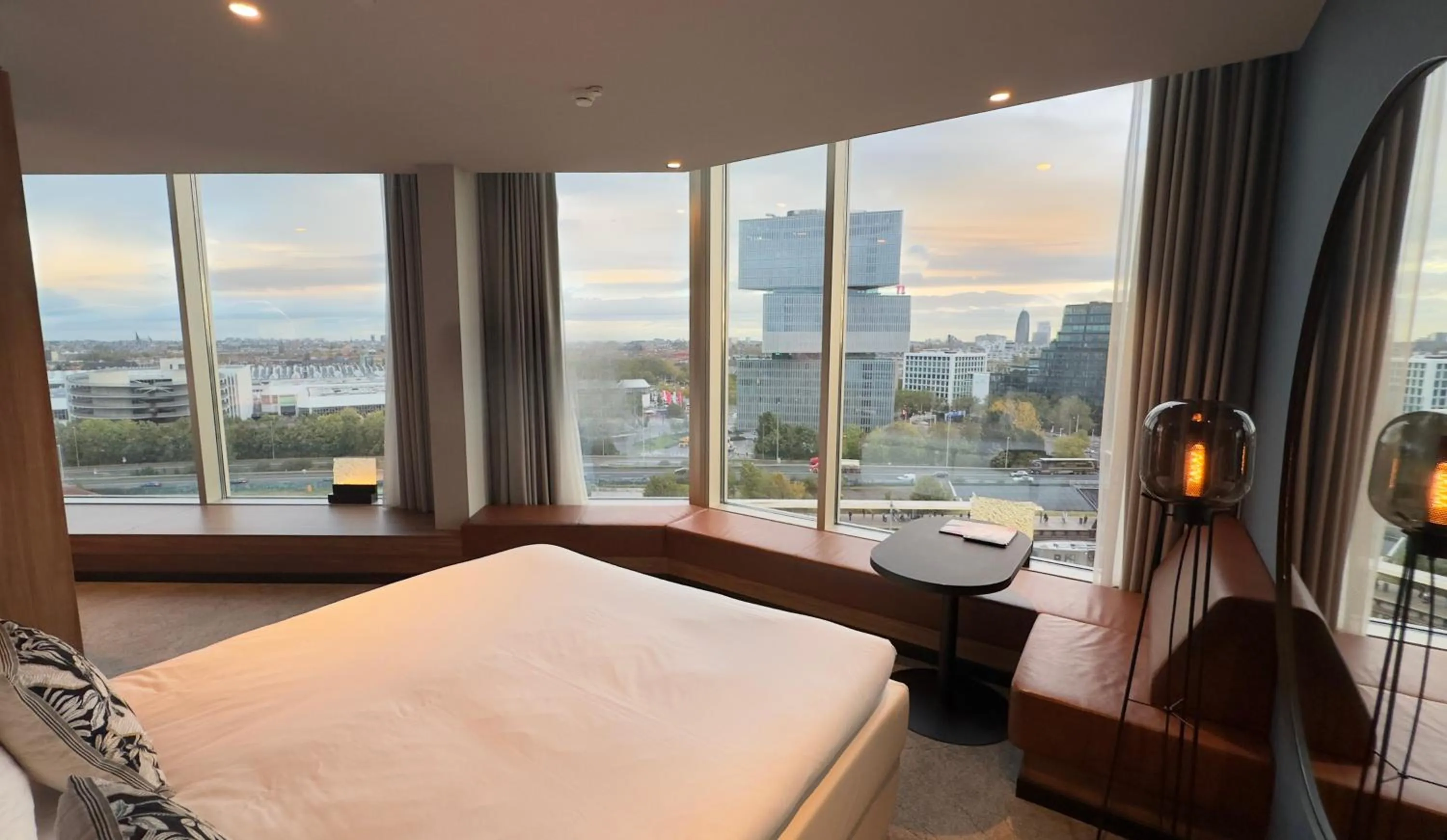 Seating area, Bed in Van der Valk Hotel Amsterdam Zuidas -Rai