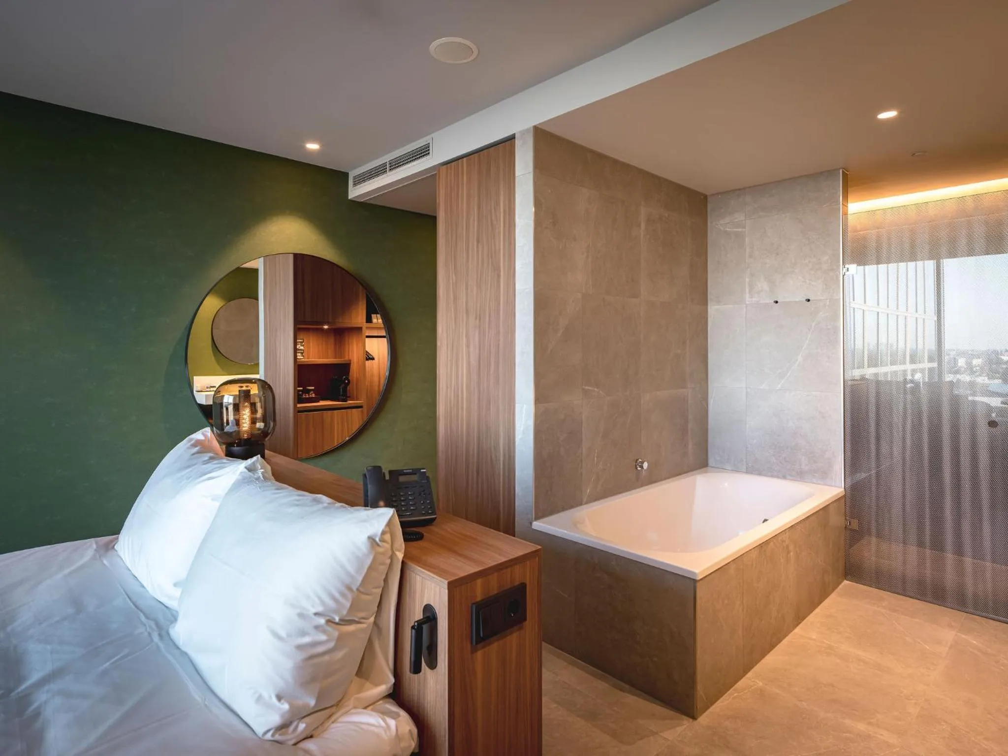 Bathroom, Bed in Van der Valk Hotel Amsterdam Zuidas -Rai