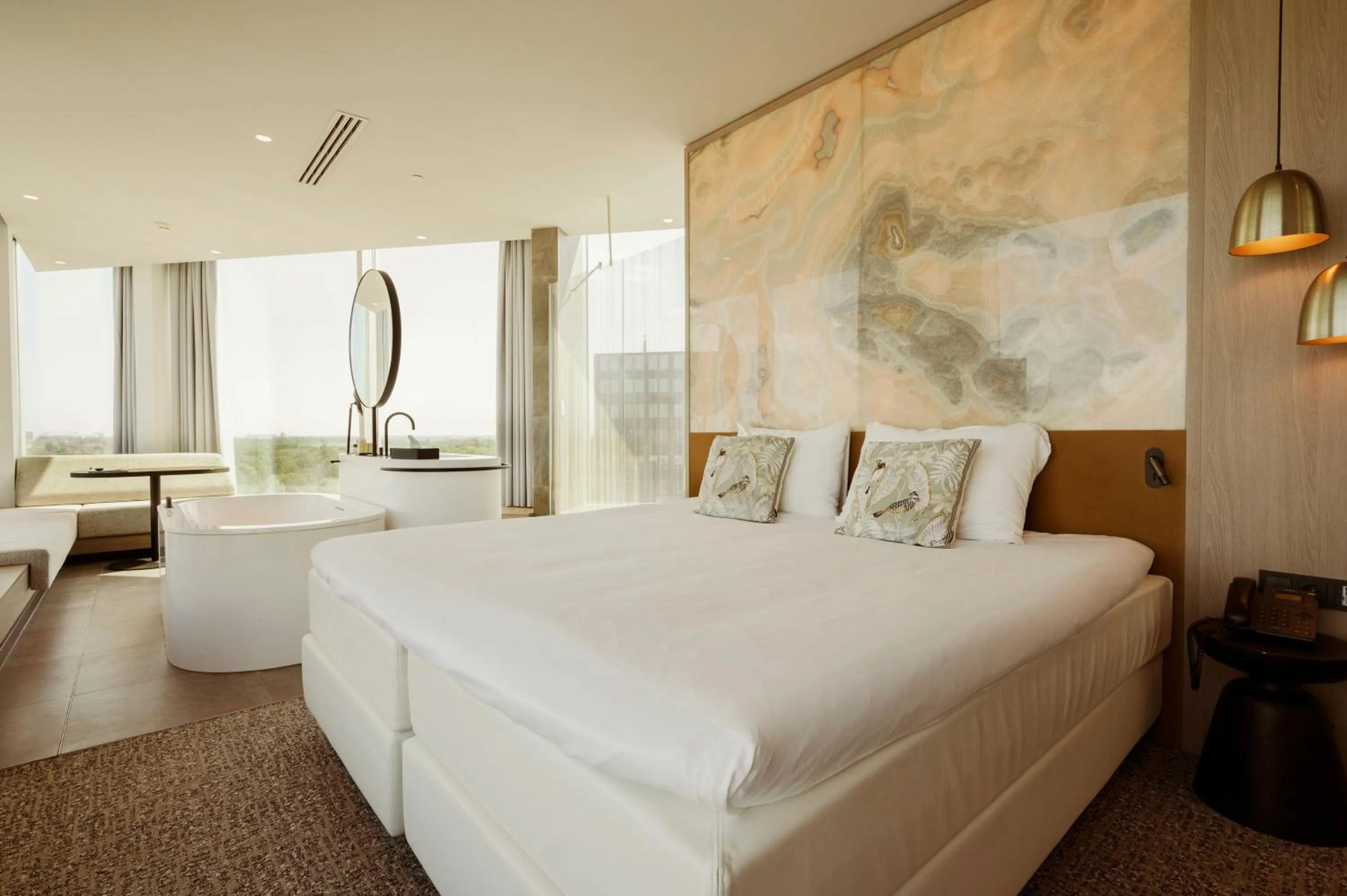 Bed in Van der Valk Hotel Amsterdam Zuidas-Rai