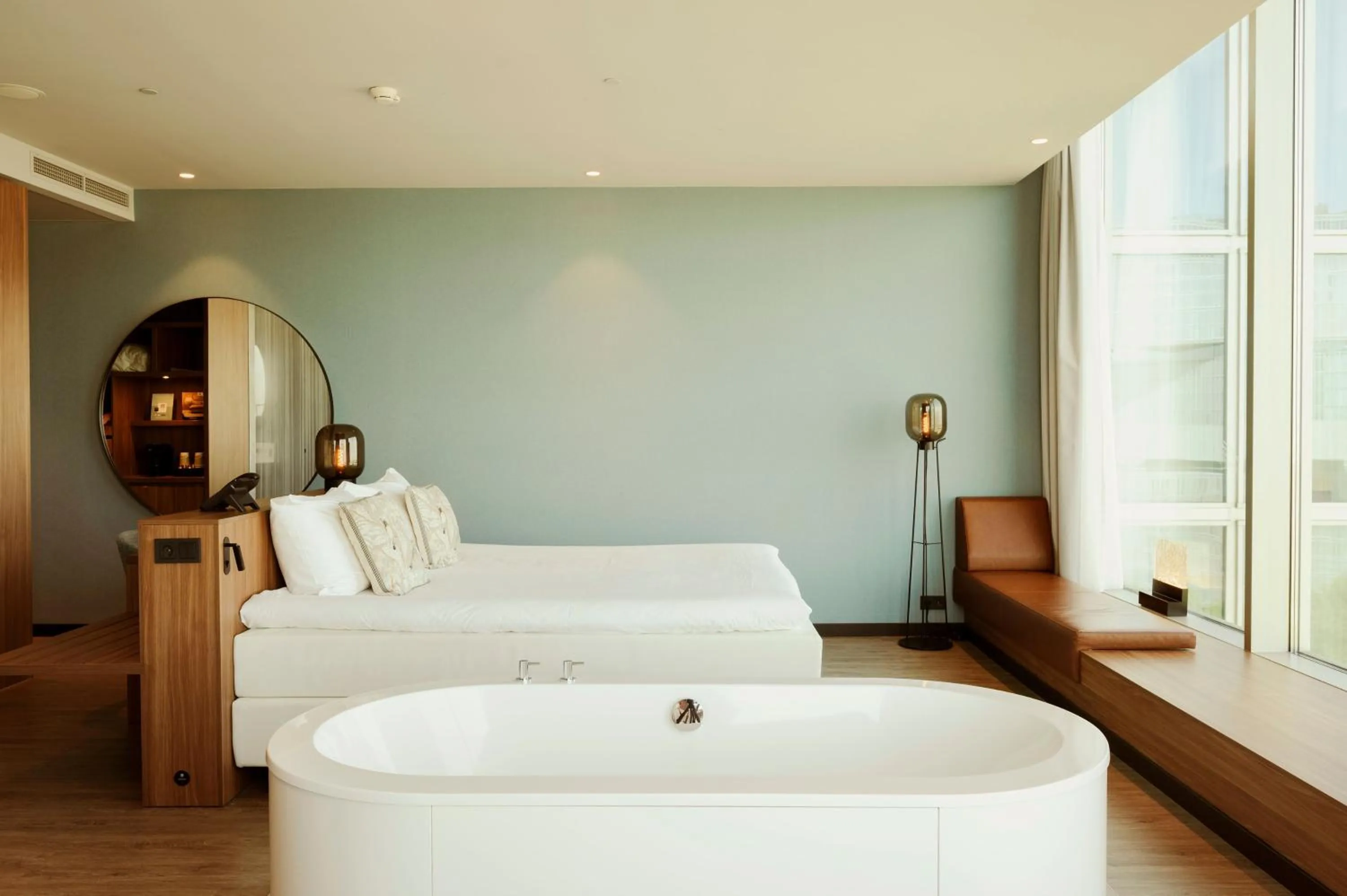 Bed in Van der Valk Hotel Amsterdam Zuidas-Rai