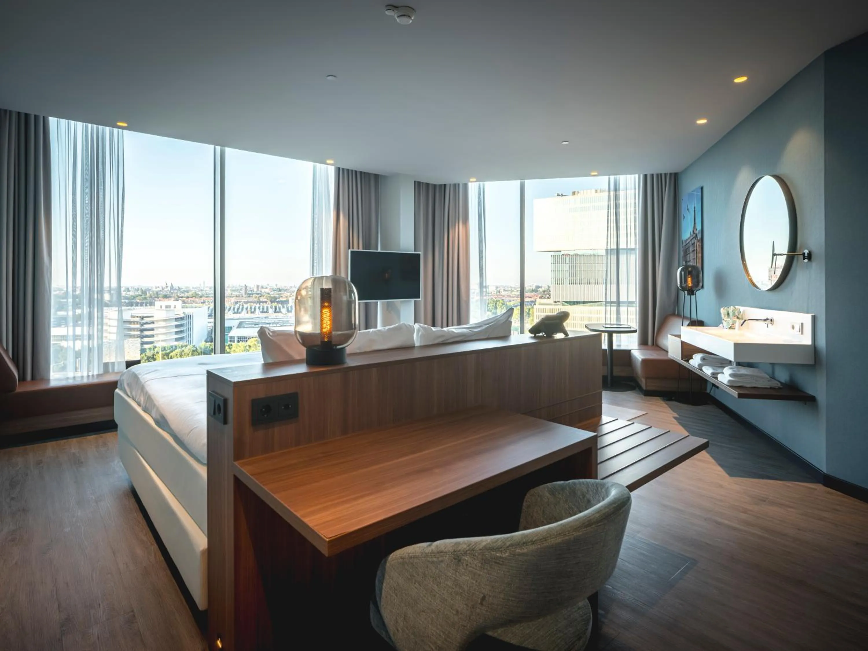 Bed in Van der Valk Hotel Amsterdam Zuidas -Rai