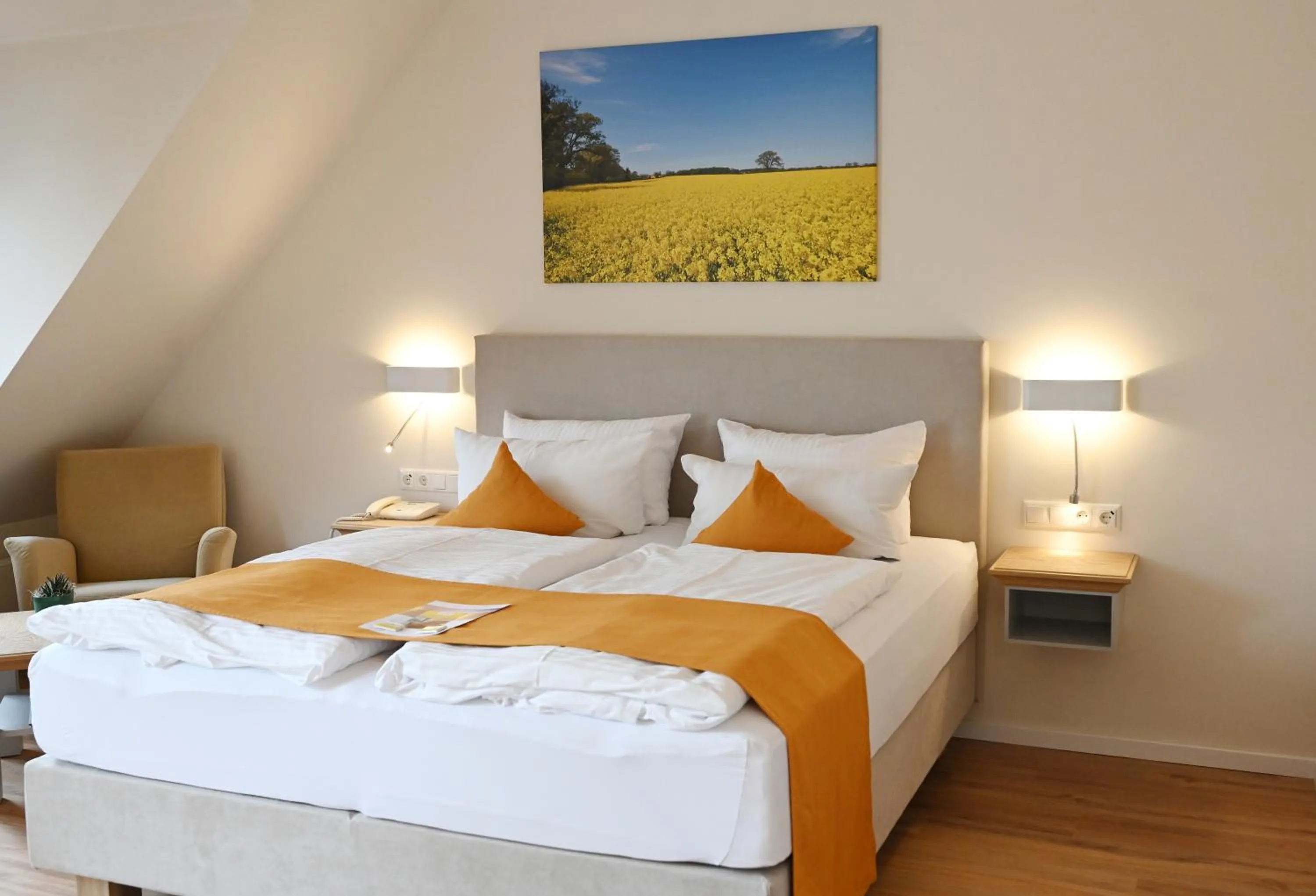 Bed in Ringhotel Hohe Wacht