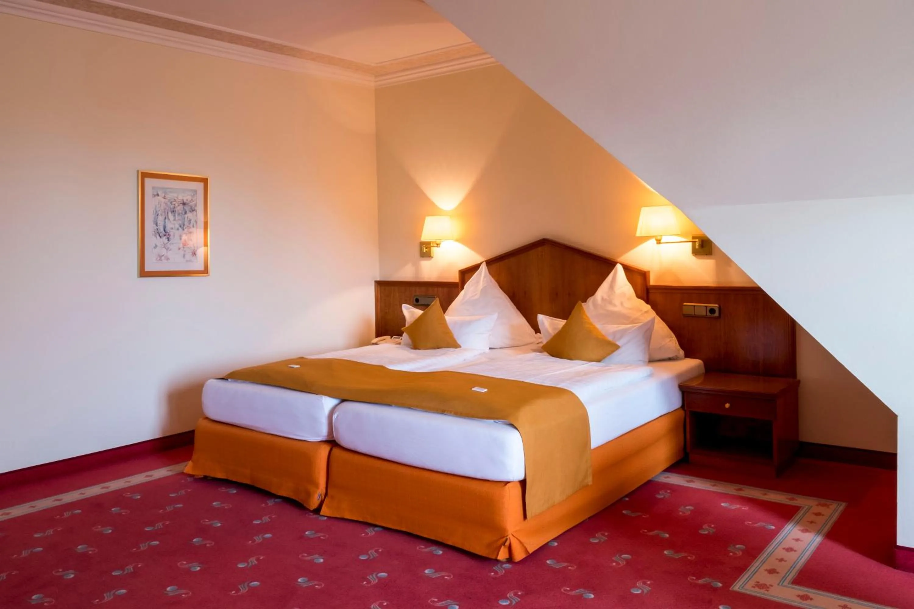 Bed in Ringhotel Hohe Wacht