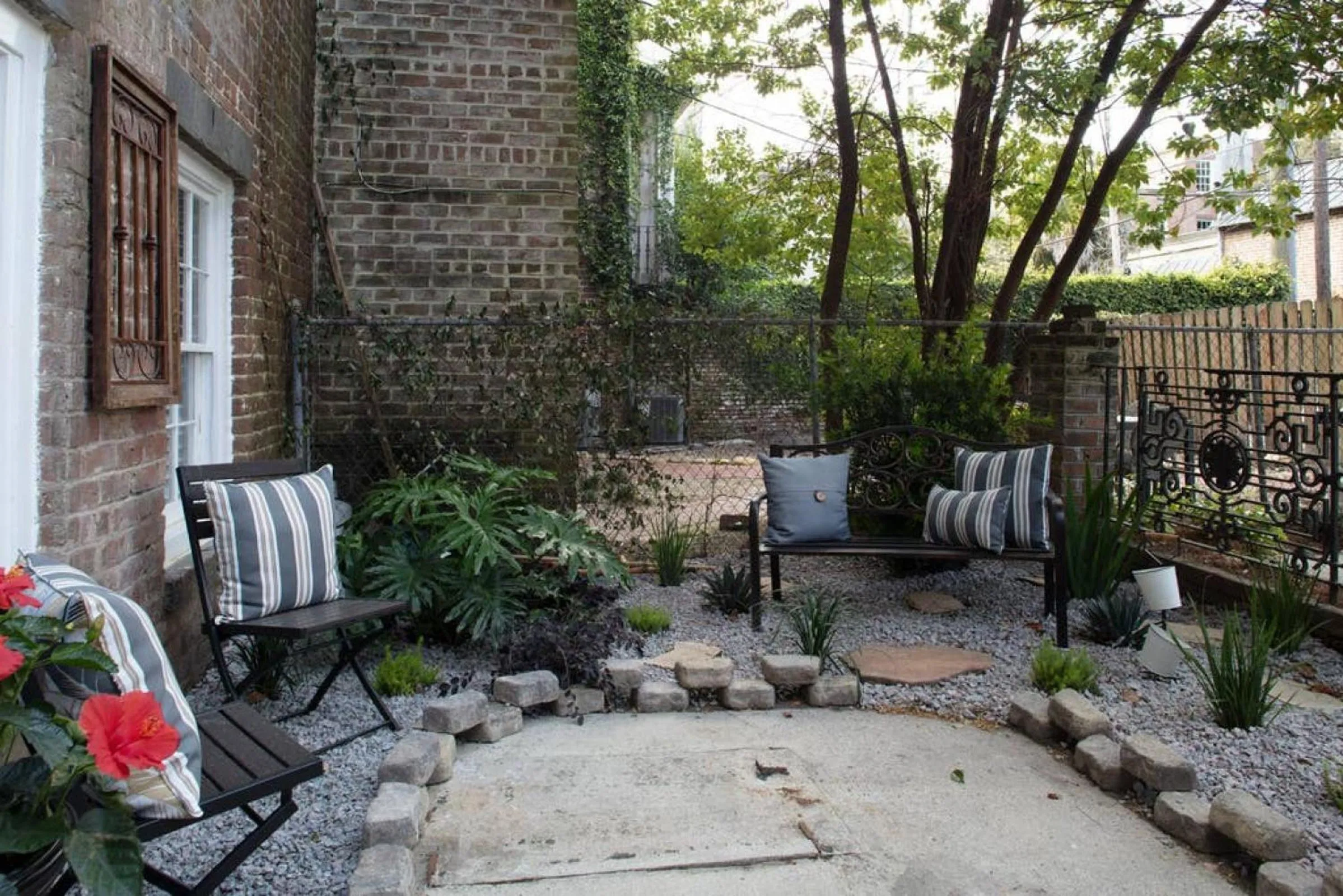 Patio in Sophisticated Historic Remodeled 9 bedroom Home