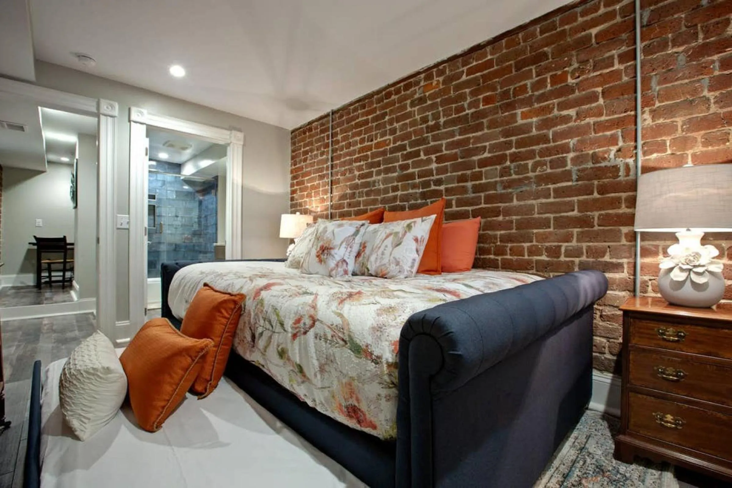 Bedroom, Bed in Sophisticated Historic Remodeled 9 bedroom Home