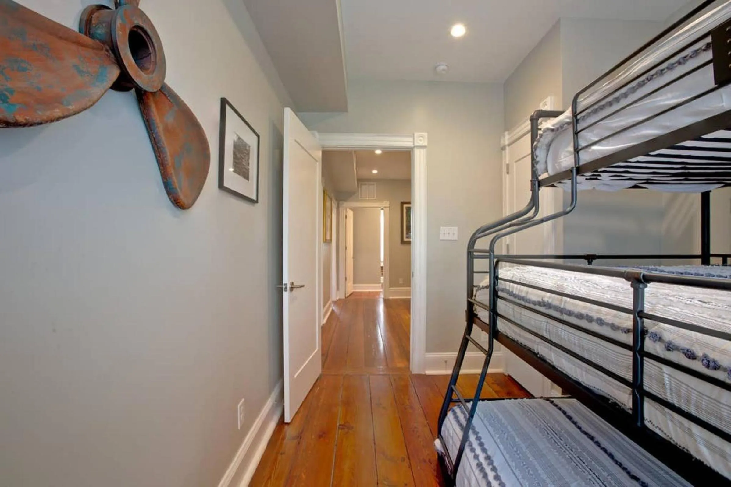 Bedroom, Bed in Sophisticated Historic Remodeled 9 bedroom Home