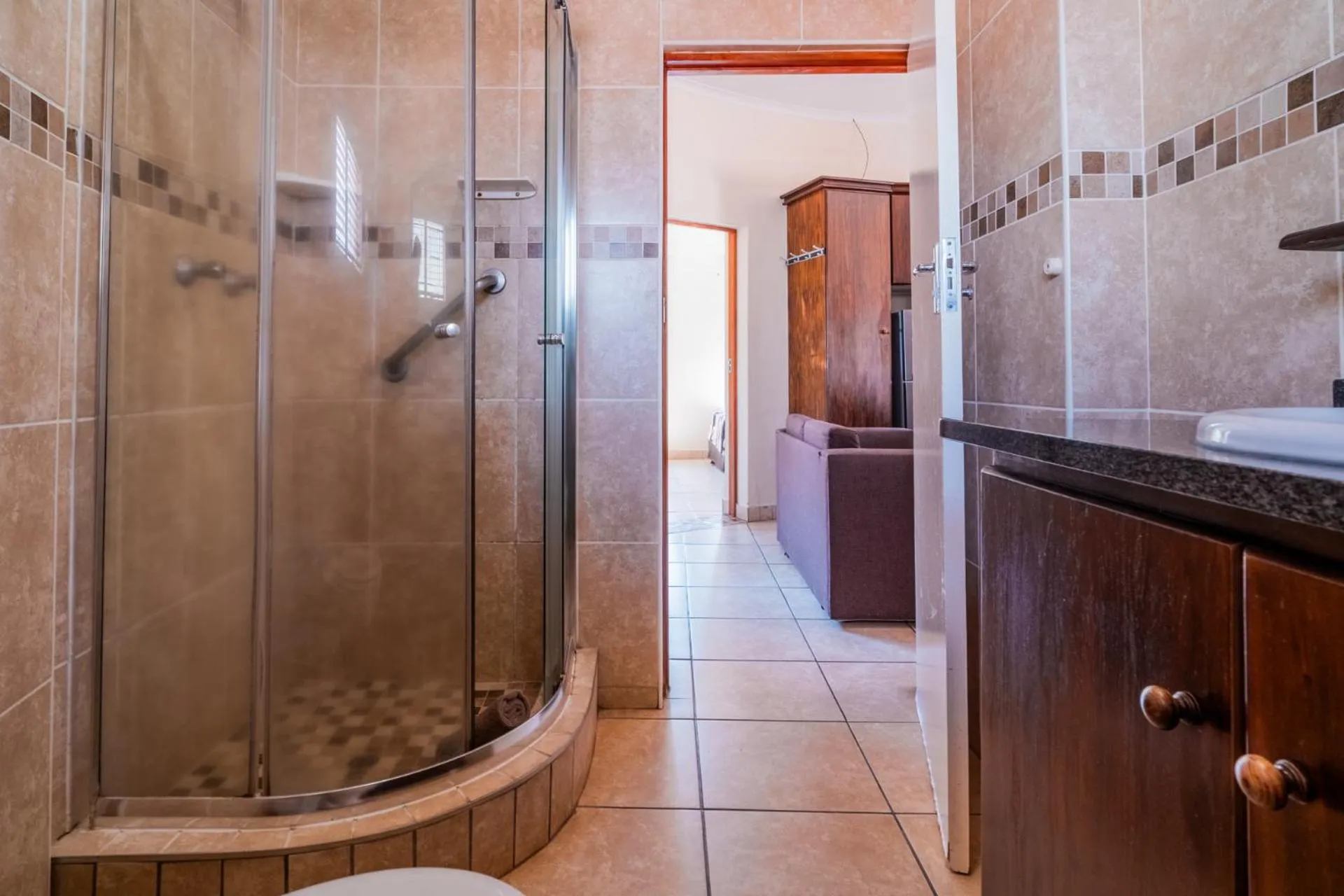 Shower in ATKV Buffelspoort