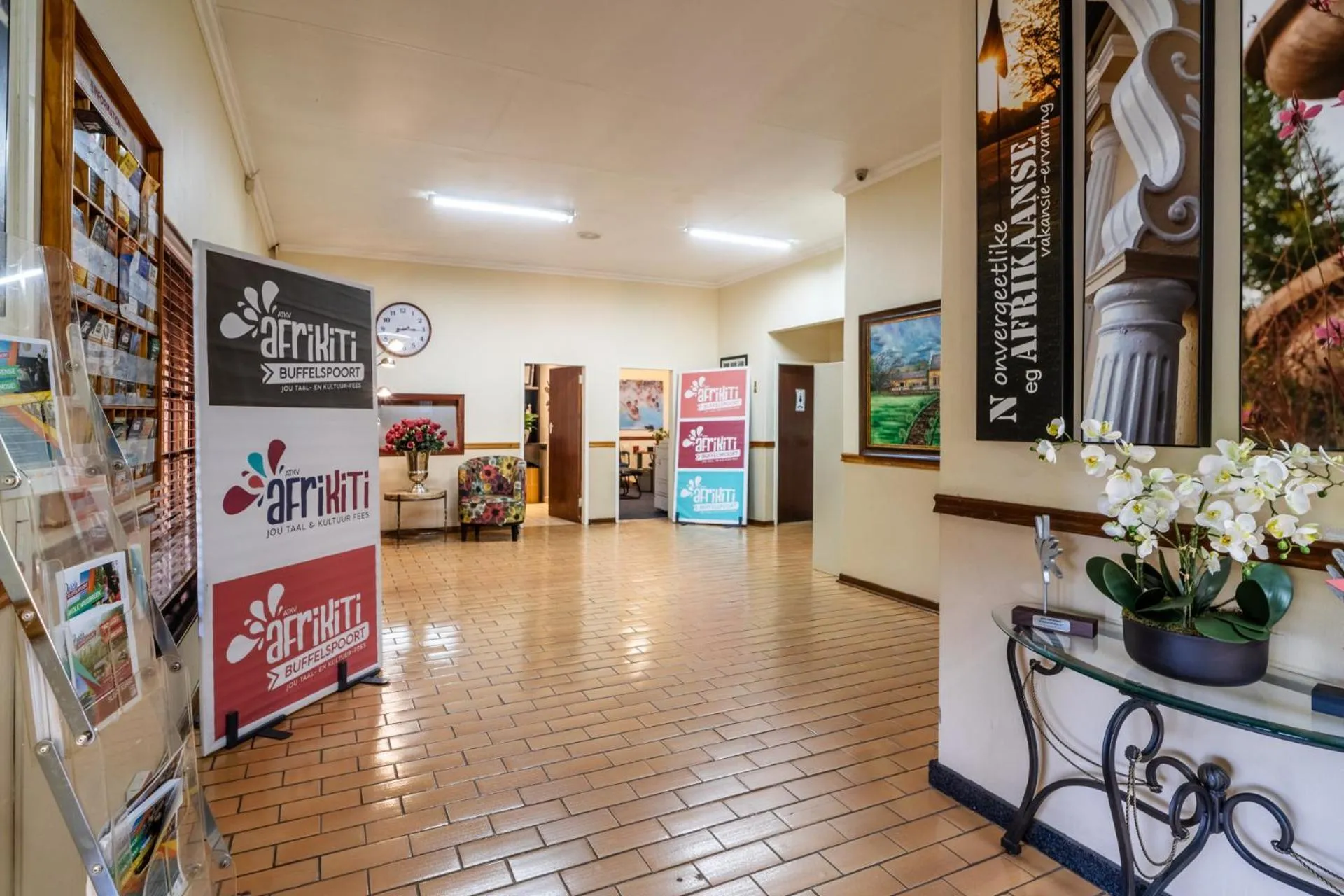 Lobby or reception in ATKV Buffelspoort