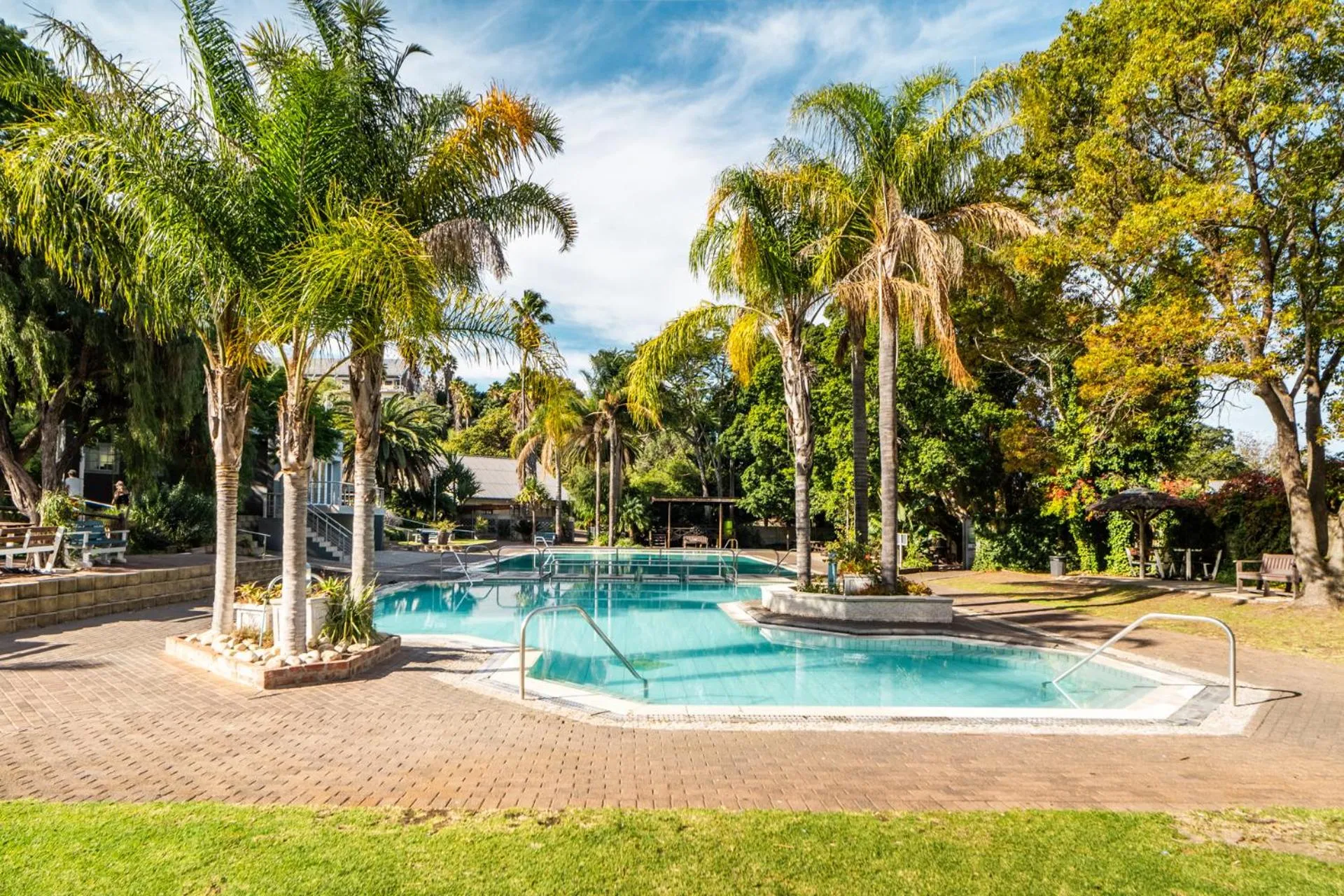 Garden view in ATKV Goudini Spa