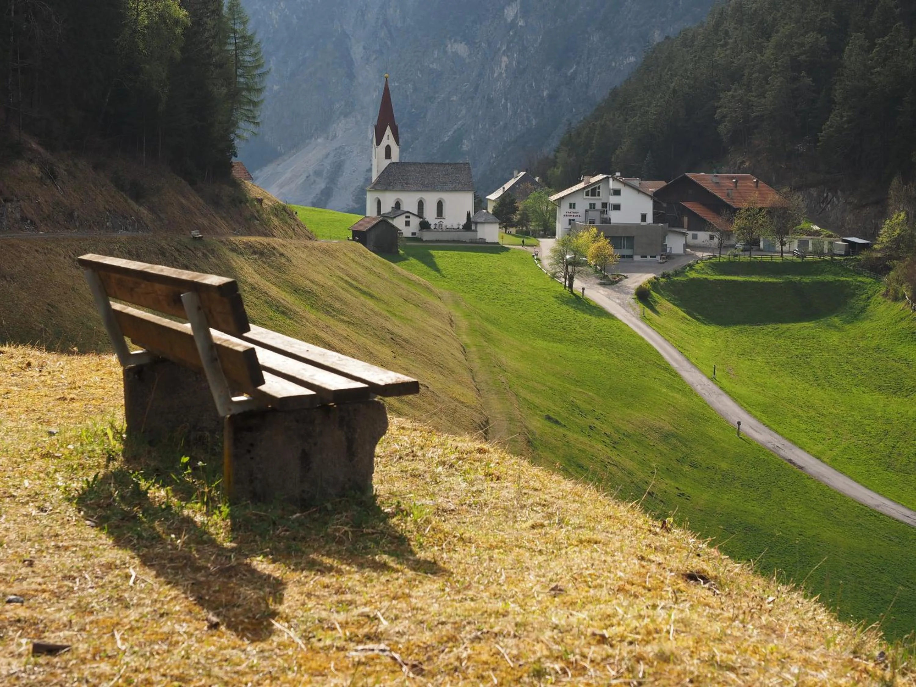 Natural landscape in Klostergut Kronburg