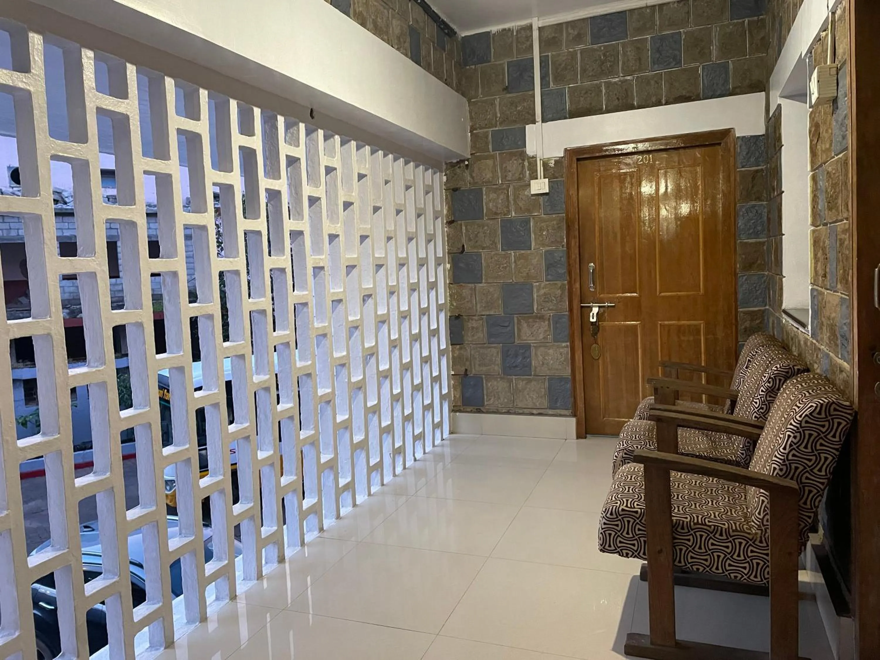 Seating area in Hotel Caveri