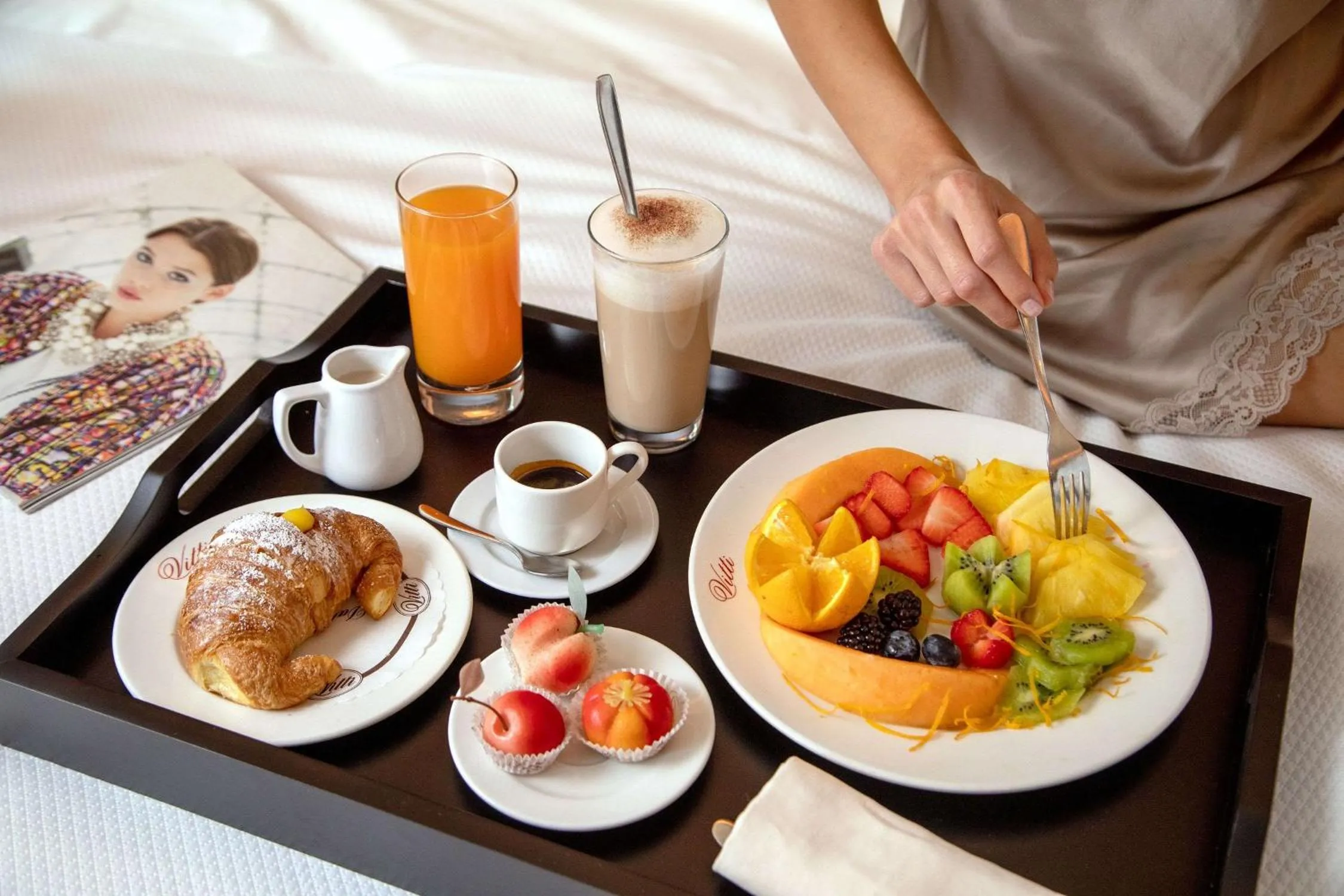 Food in Hotel La Place Roma