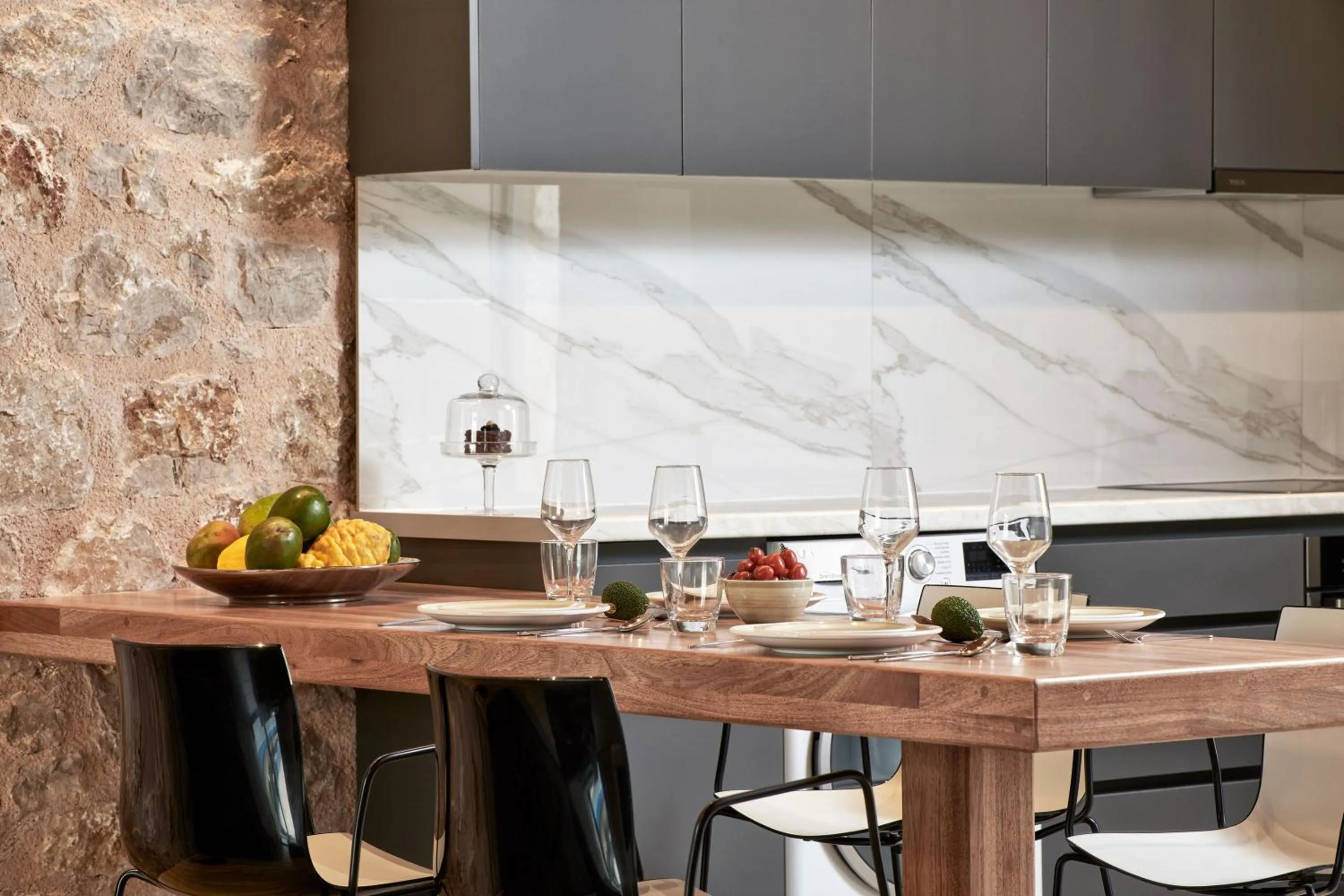 Food and drinks in Anar Villas Rhodes