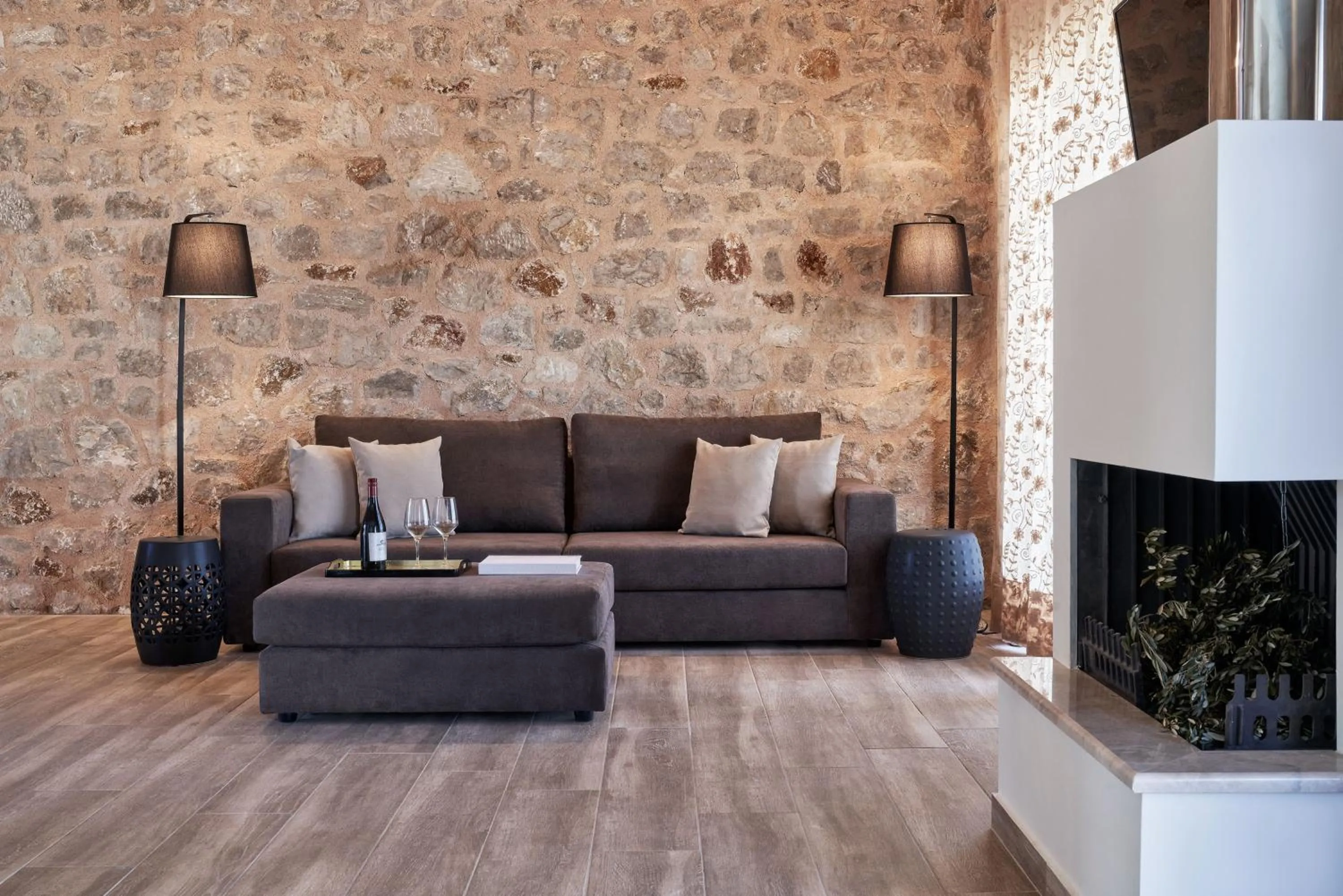 Living room in Anar Villas Rhodes