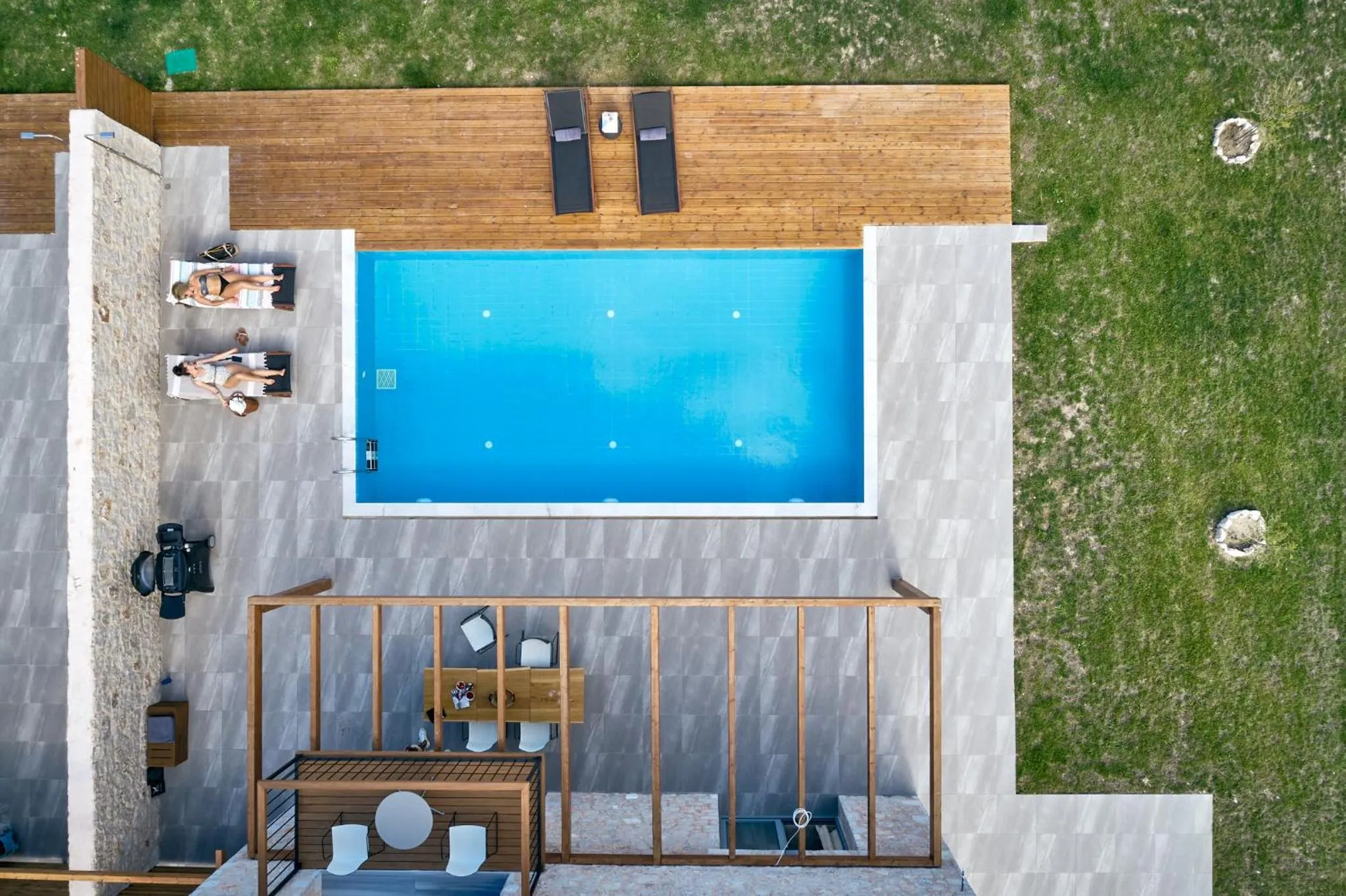 Pool view in Anar Villas Rhodes