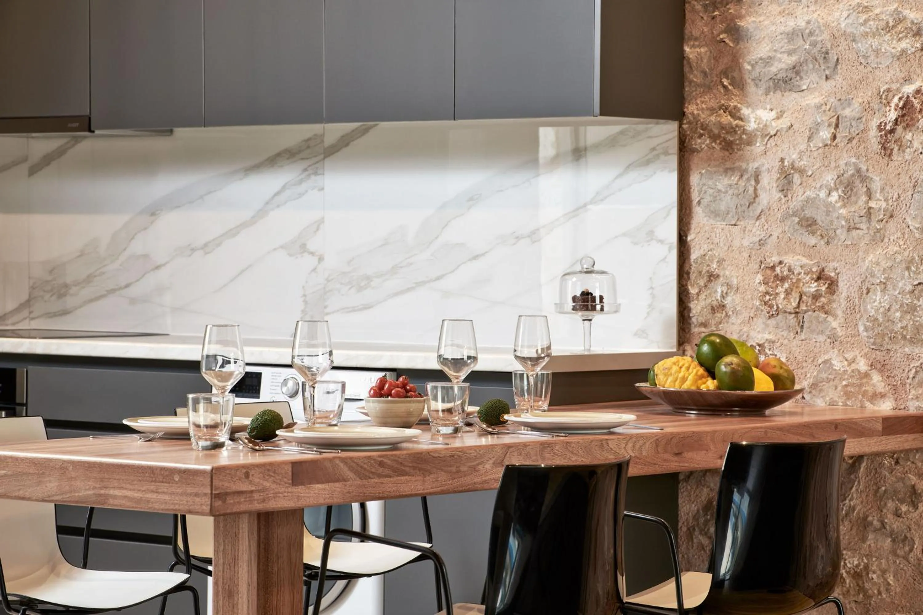 Dining area in Anar Villas Rhodes