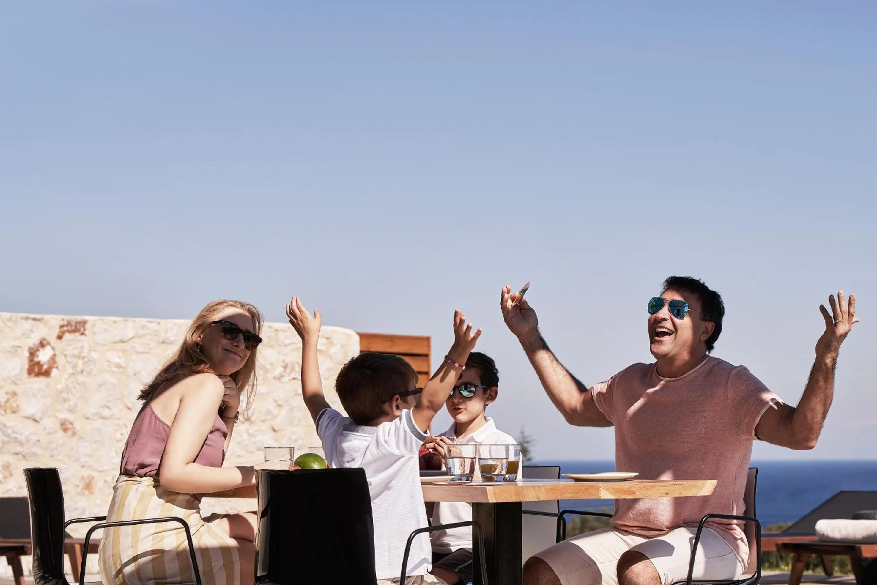 People in Anar Villas Rhodes